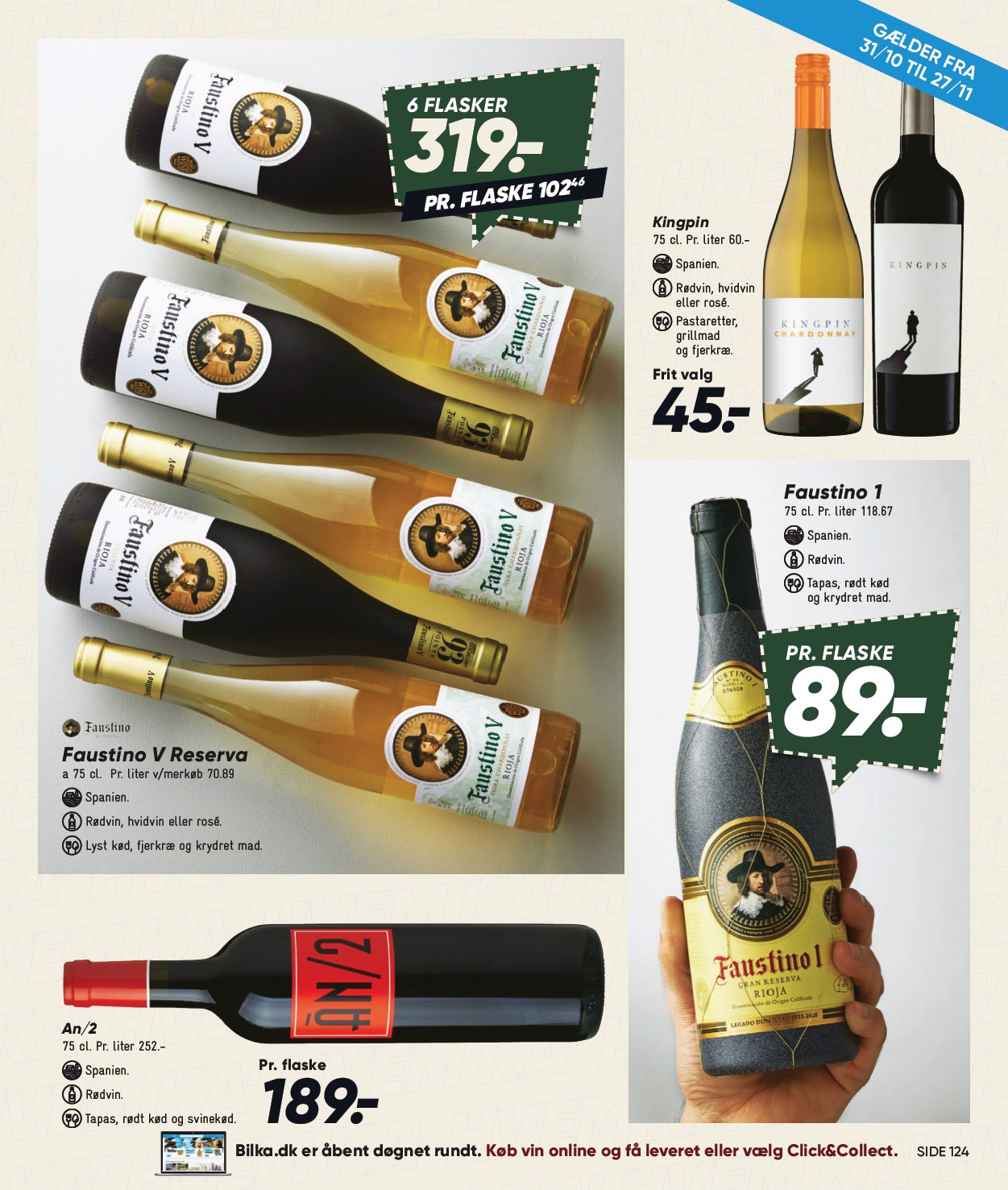 bilka - Bilka - Julen tilbudsavis gyldig fra 31.10. til 30.11. - page: 124