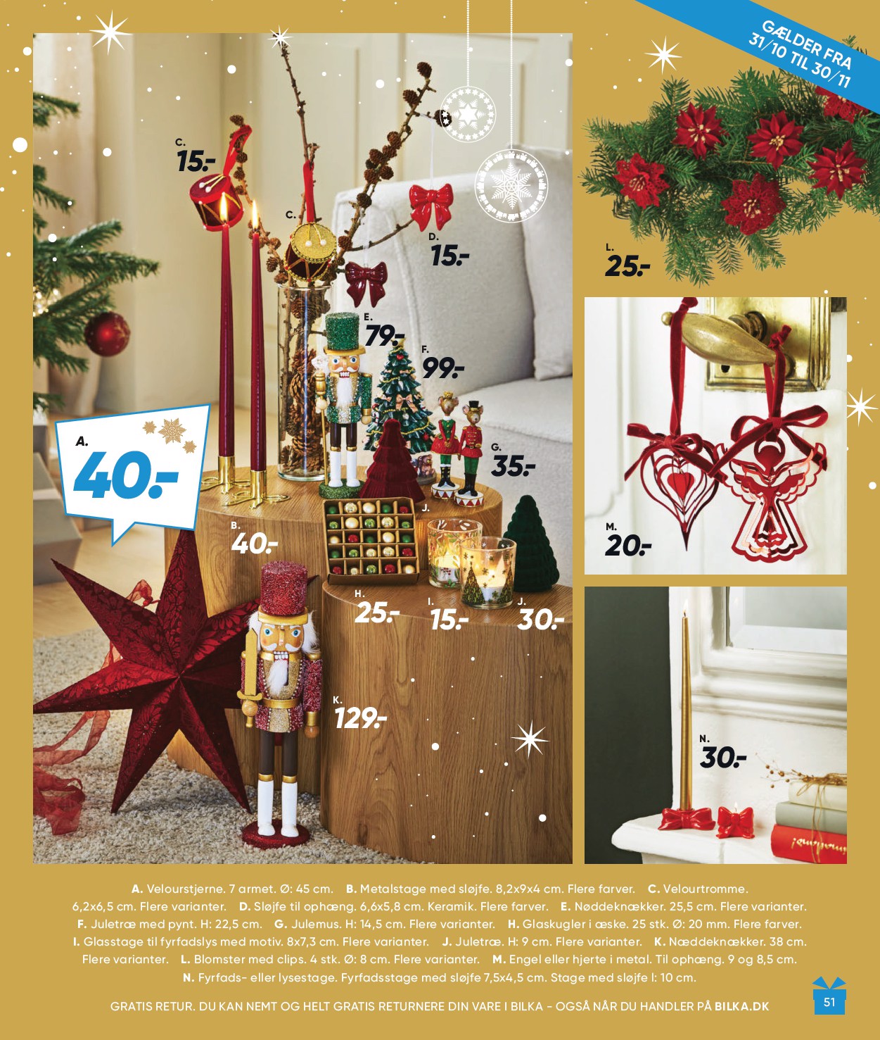 bilka - Bilka - Julen tilbudsavis gyldig fra 31.10. til 30.11. - page: 51