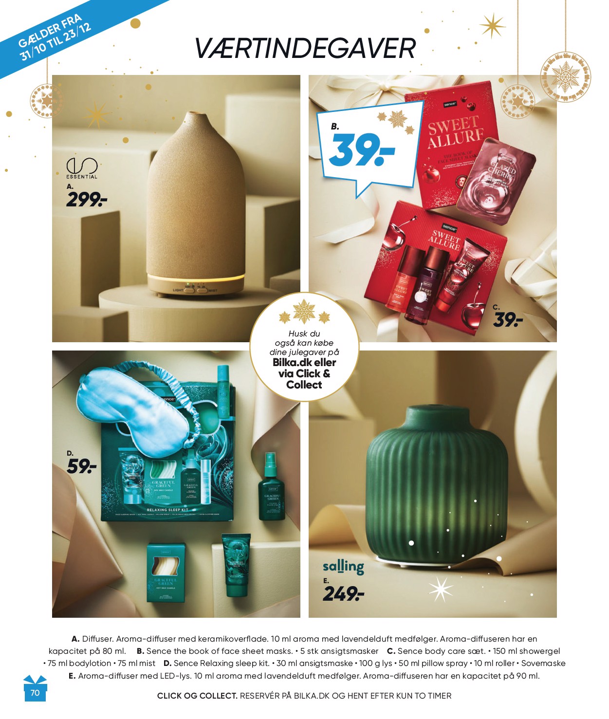 bilka - Bilka - Julen tilbudsavis gyldig fra 31.10. til 30.11. - page: 70