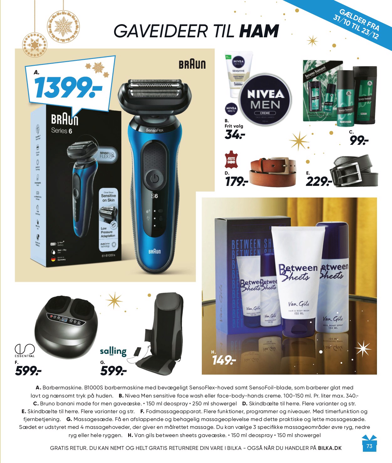 bilka - Bilka - Julen tilbudsavis gyldig fra 31.10. til 30.11. - page: 73