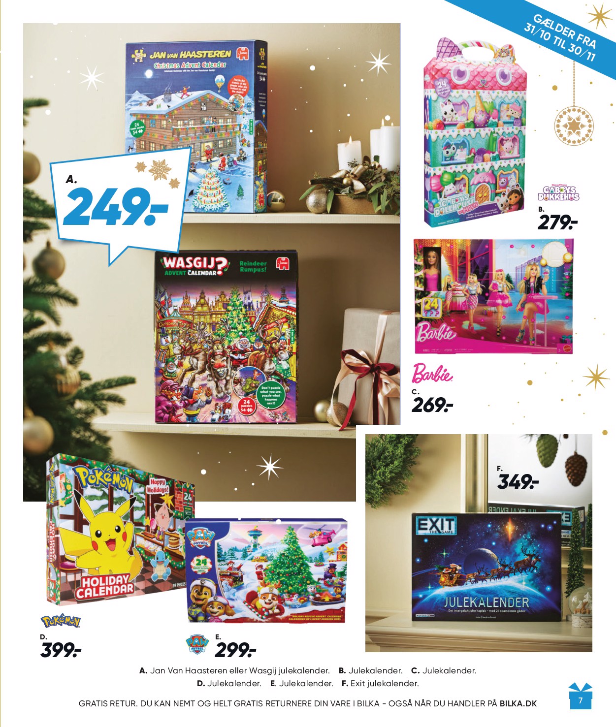 bilka - Bilka - Julen tilbudsavis gyldig fra 31.10. til 30.11. - page: 7