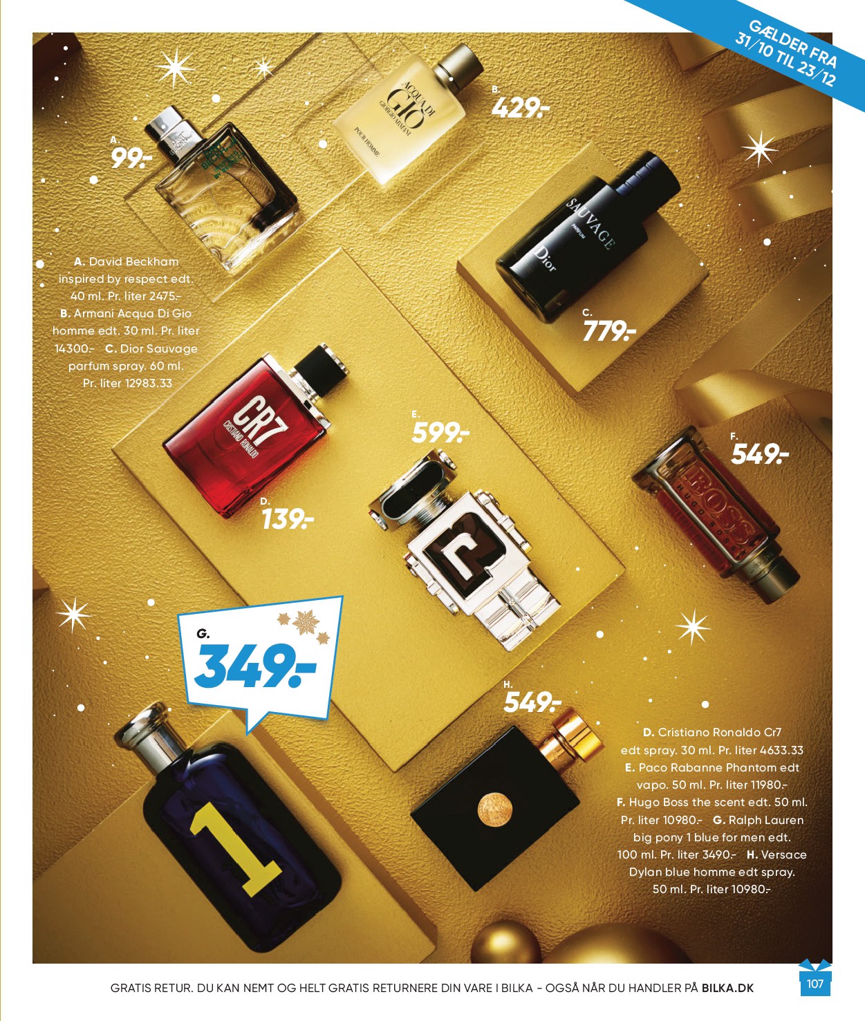 bilka - Bilka - Julen tilbudsavis gyldig fra 31.10. til 30.11. - page: 107