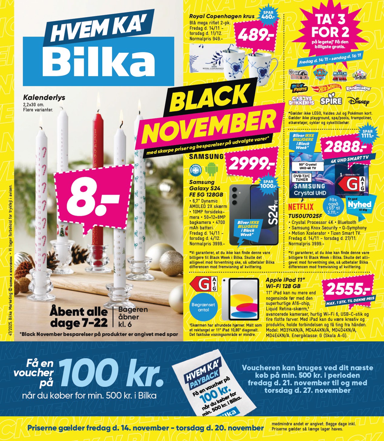 bilka - Bilka - Nonfood tilbudsavis gyldig fra 14.11. til 20.11. - page: 1
