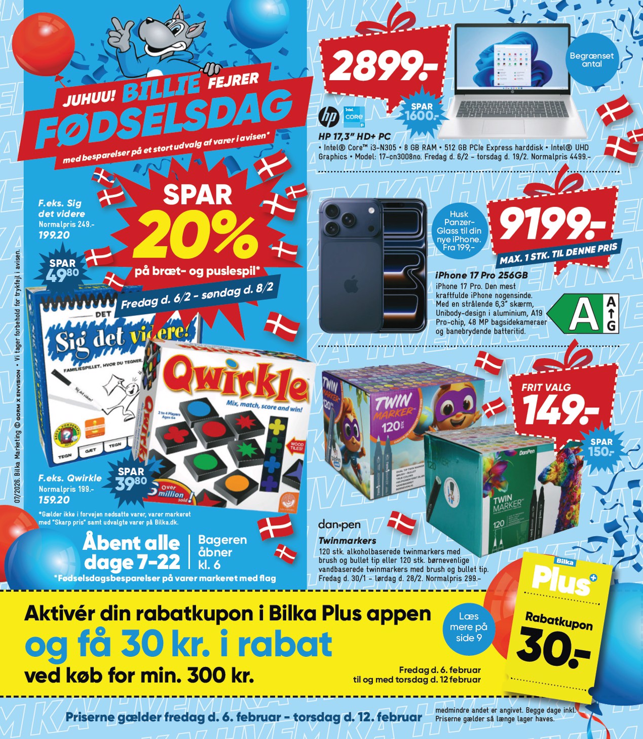 bilka - Bilka - Nonfood tilbudsavis gyldig fra 06.02.2026 til 12.02.2026 - page: 1