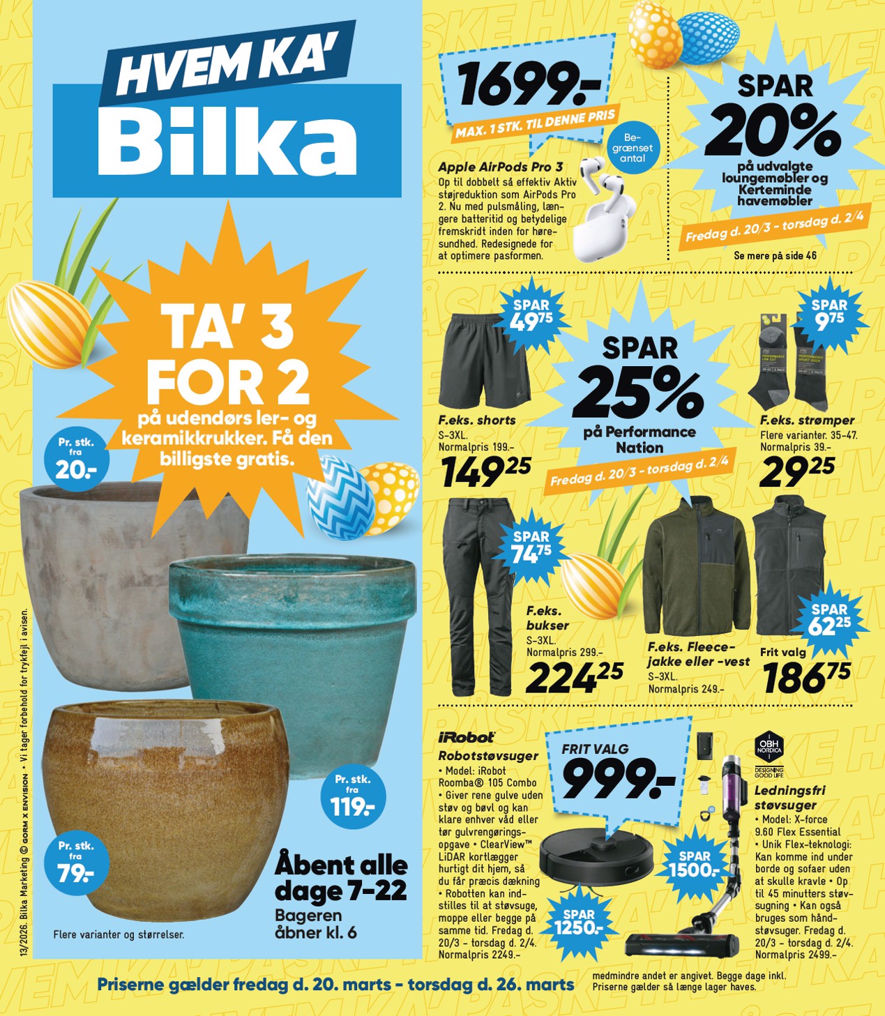 bilka - Bilka - Nonfood tilbudsavis gyldig fra 20.03.2026 til 26.03.2026 - page: 1