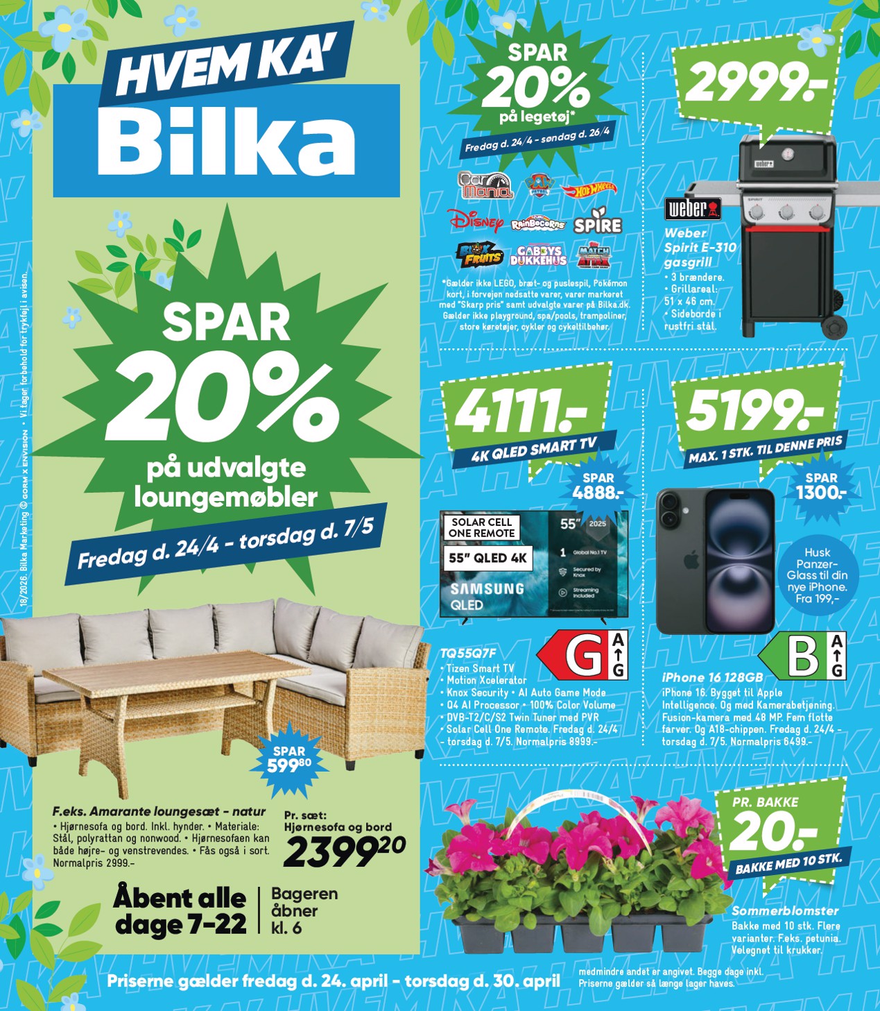 bilka - Bilka - Nonfood flyer til næste uge fra fredag 24.04.2026 til torsdag 30.04.2026
