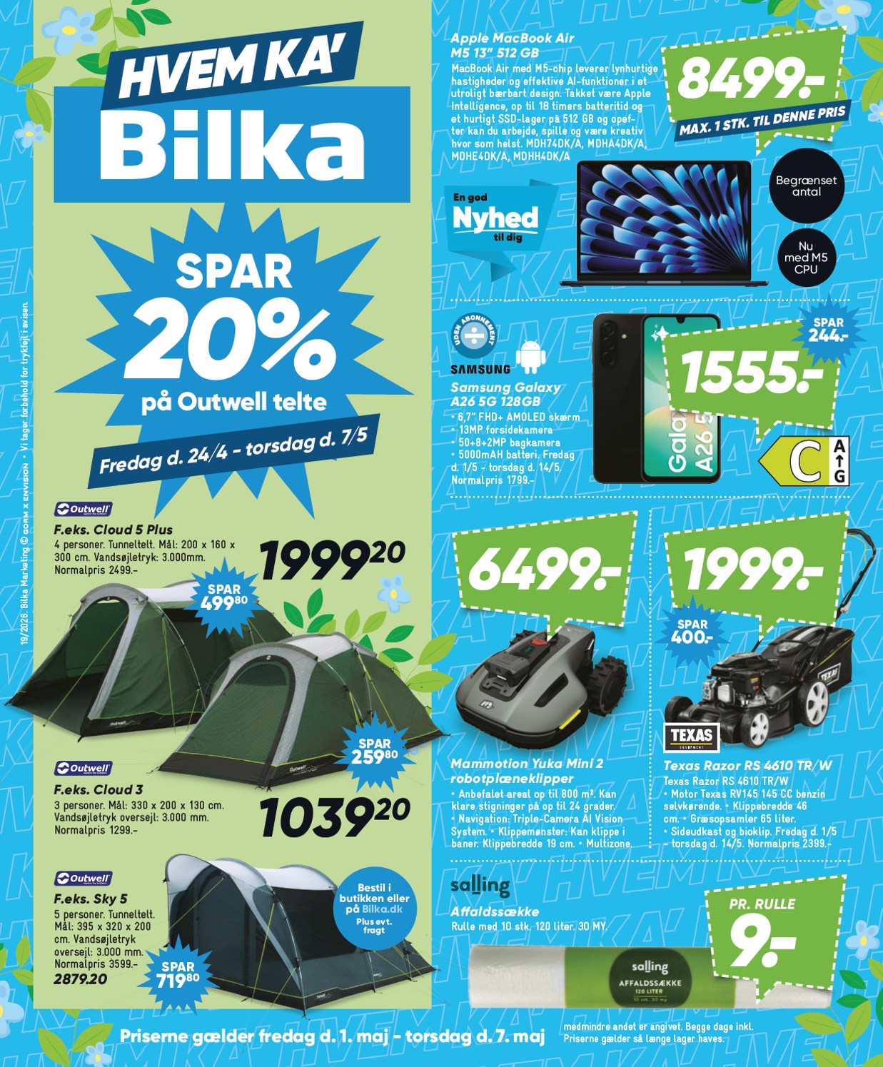 bilka - Bilka - Nonfood flyer til næste uge fra fredag 01.05.2026 til torsdag 07.05.2026 - page: 1