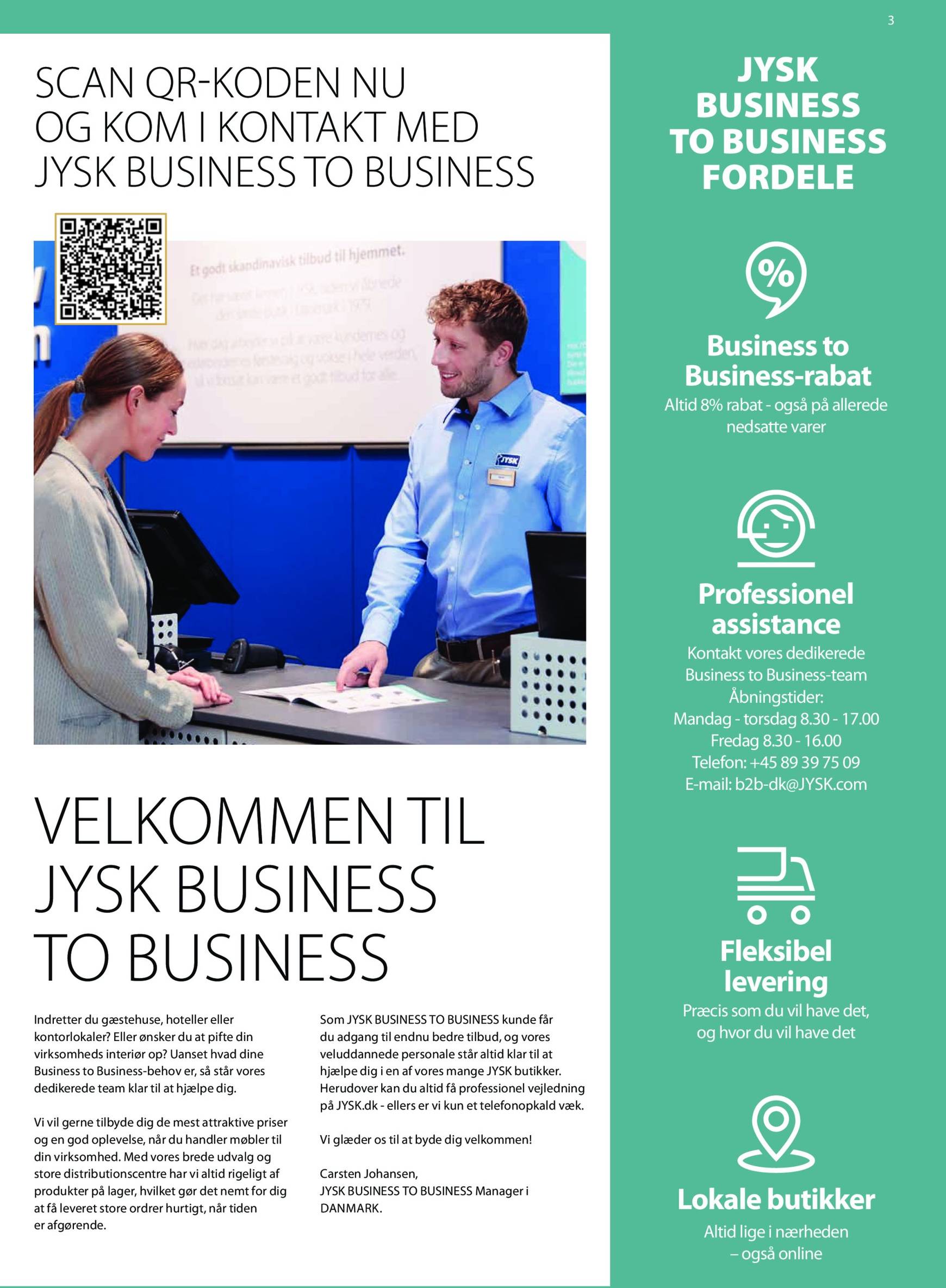 jysk - JYSK - Business to Business tilbudsavis gyldig fra 01.01. - 31.12. - page: 3