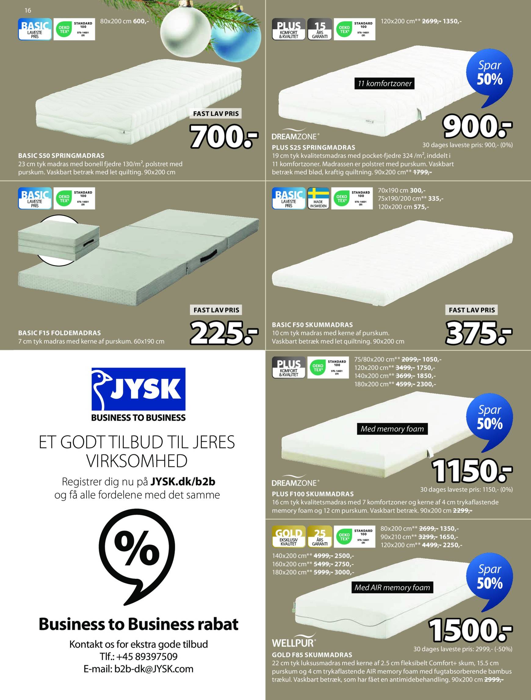 jysk - JYSK tilbudsavis gyldig fra 02.12. - 17.12. - page: 16