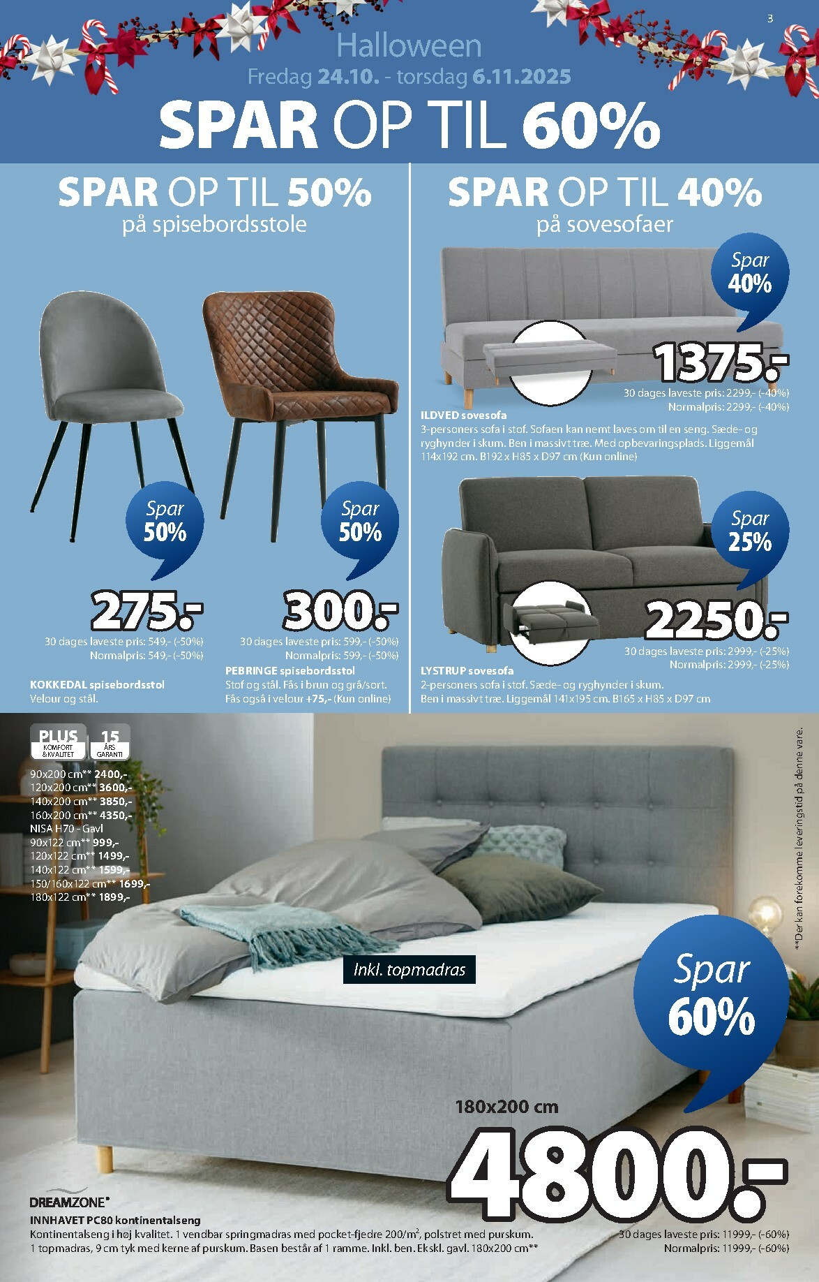 jysk - JYSK tilbudsavis gyldig fra 24.10. til 06.11. - page: 3