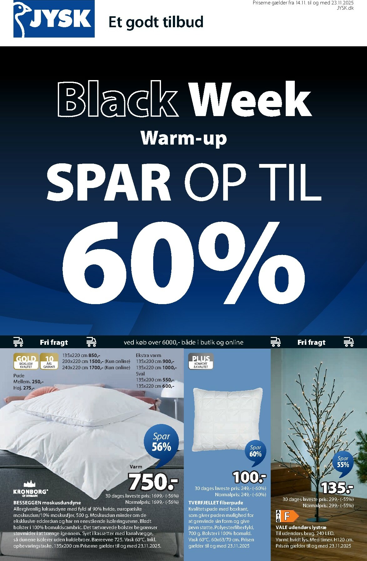 jysk - JYSK tilbudsavis gyldig fra 14.11. til 23.11.