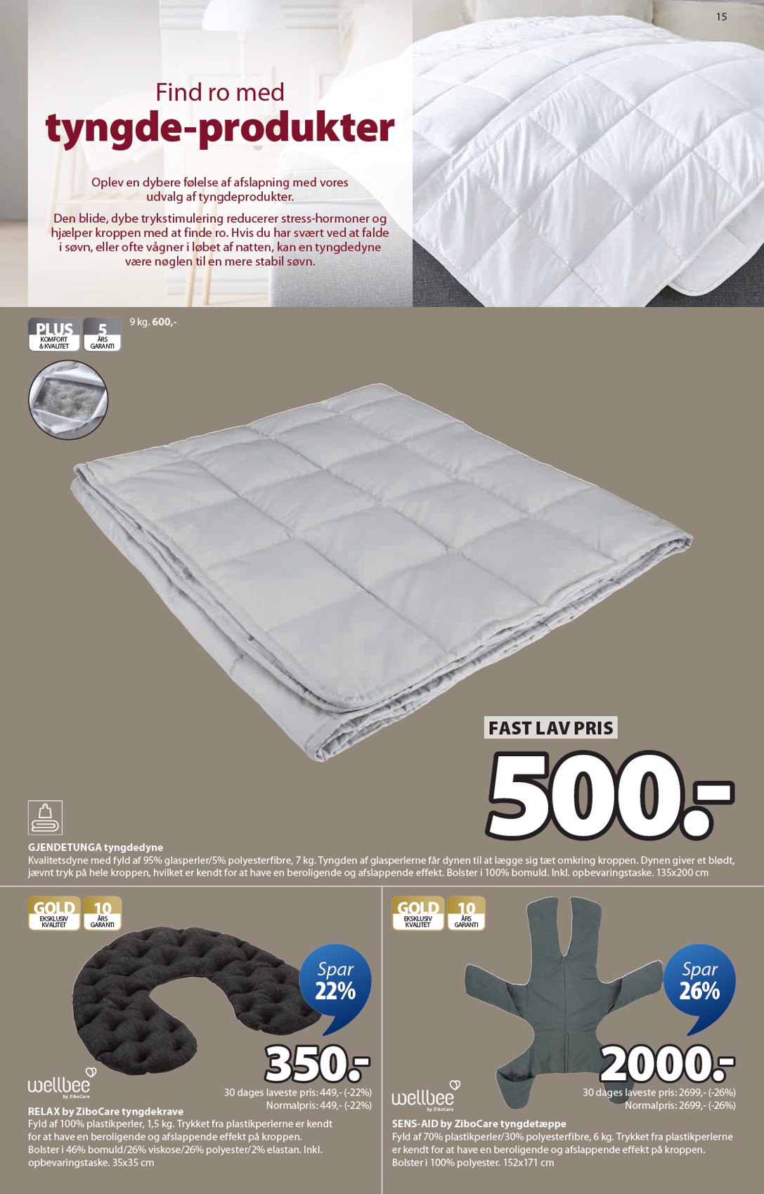 jysk - JYSK tilbudsavis gyldig fra 01.12. til 11.12. - page: 15