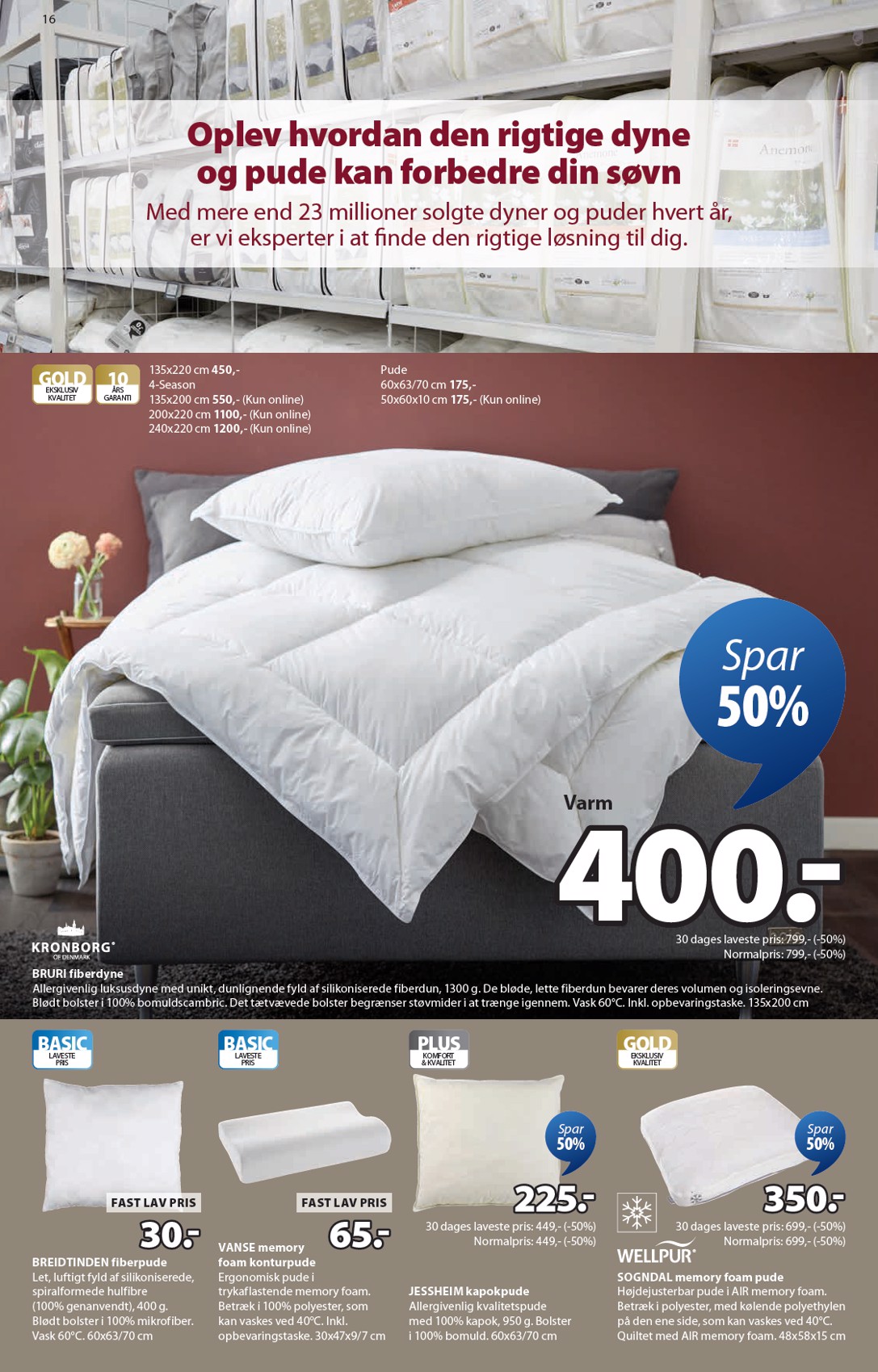 jysk - JYSK tilbudsavis gyldig fra 01.12. til 11.12. - page: 16