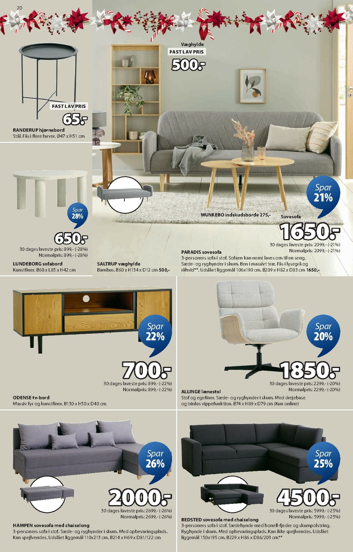 jysk - JYSK tilbudsavis gyldig fra 12.12. til 24.12. - page: 21
