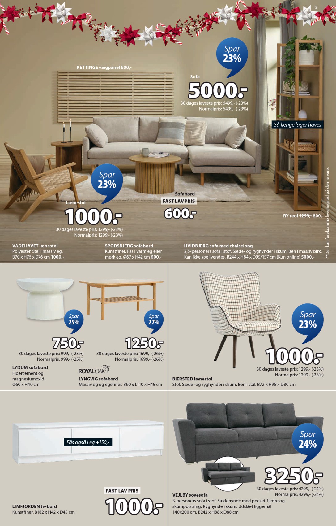 jysk - JYSK tilbudsavis gyldig fra 17.12. til 24.12. - page: 3