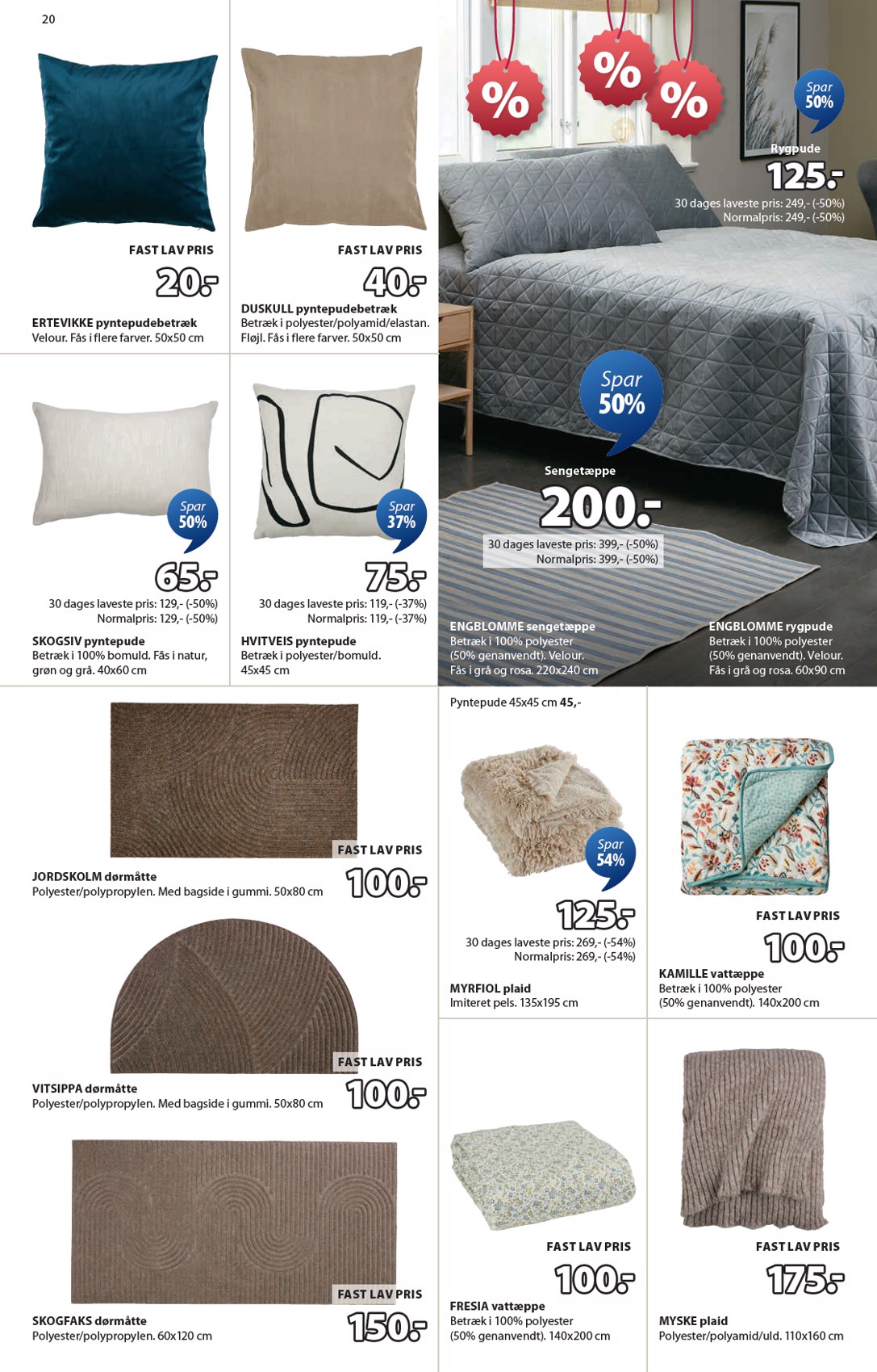 jysk - JYSK tilbudsavis gyldig fra 31.12. til 15.01. - page: 20