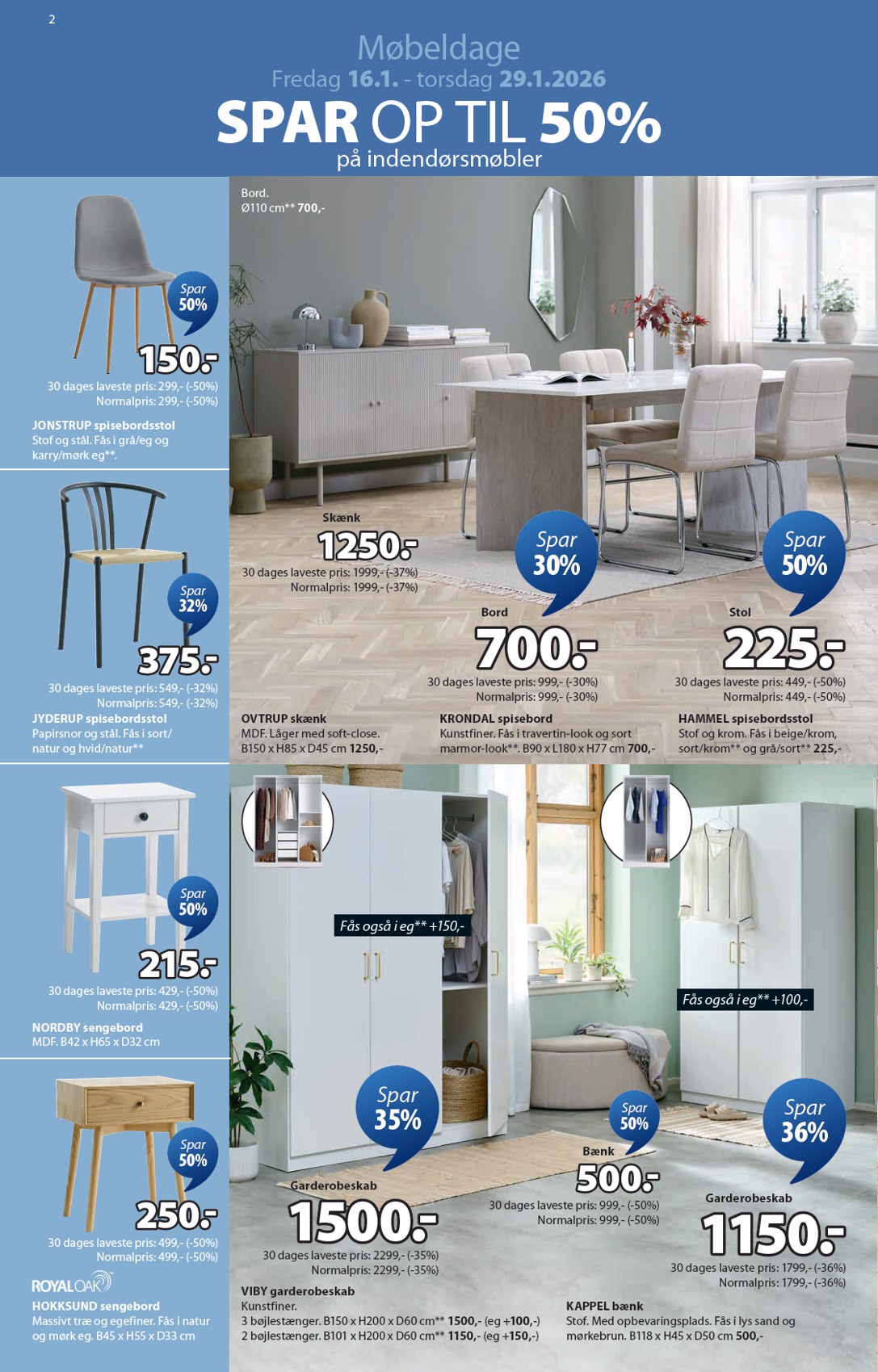 jysk - JYSK tilbudsavis gyldig fra 16.01. til 29.01. - page: 2