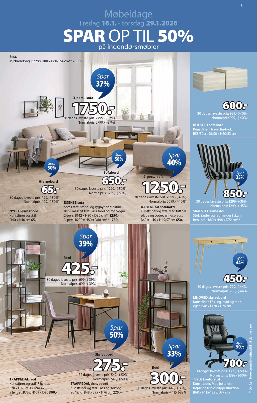 jysk - JYSK tilbudsavis gyldig fra 16.01. til 29.01. - page: 3