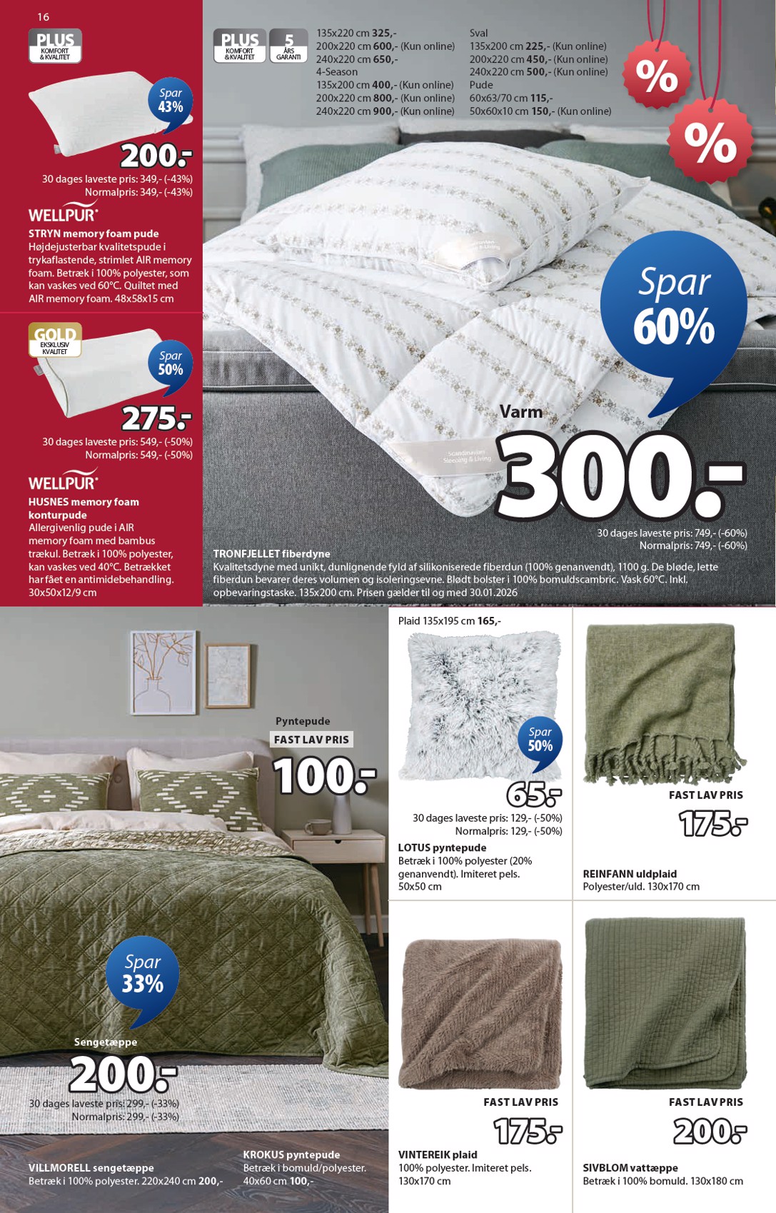 jysk - JYSK tilbudsavis gyldig fra 16.01. til 29.01. - page: 16