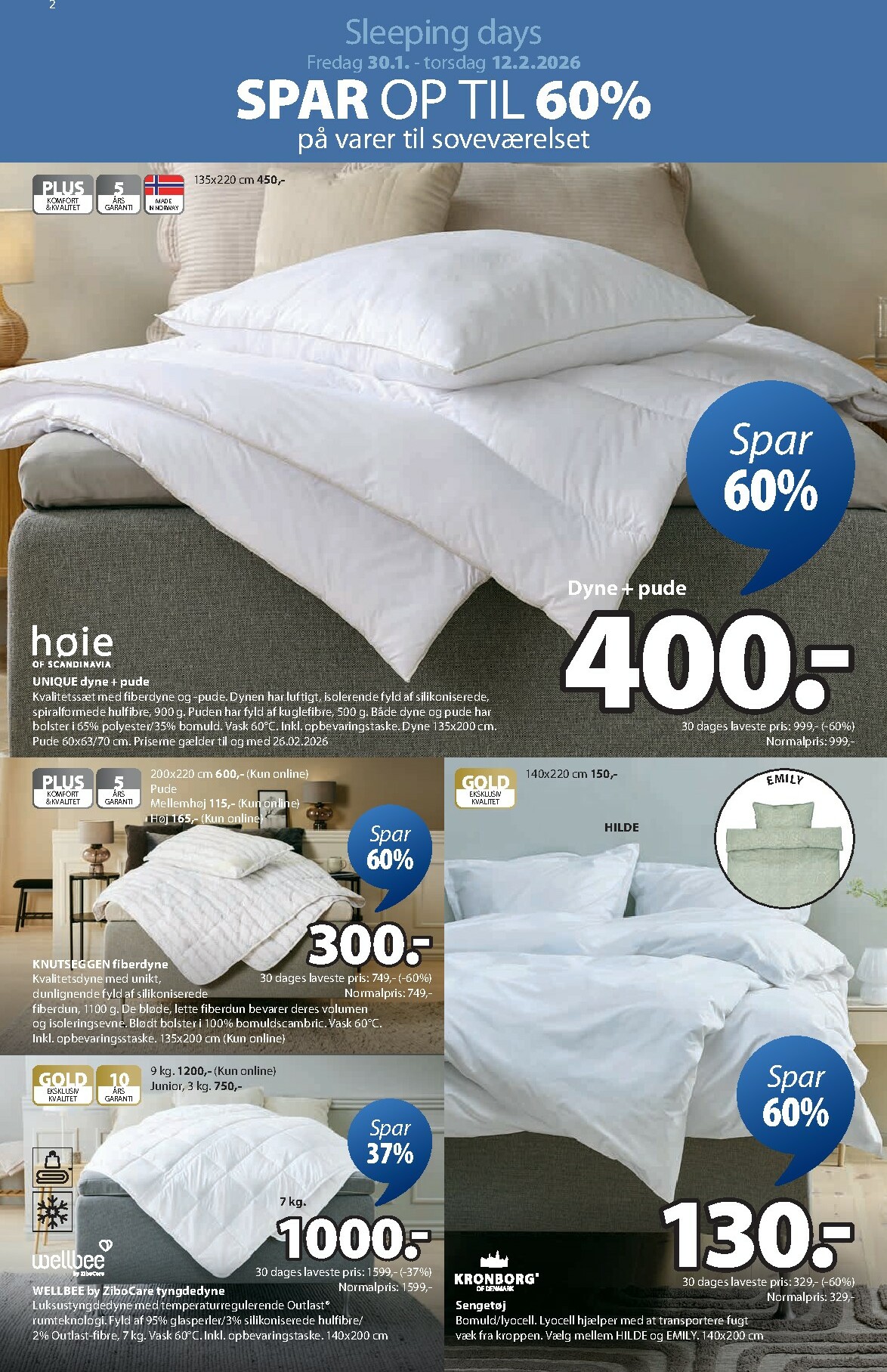 jysk - JYSK tilbudsavis gyldig fra 30.01.2026 til 12.02.2026 - page: 2