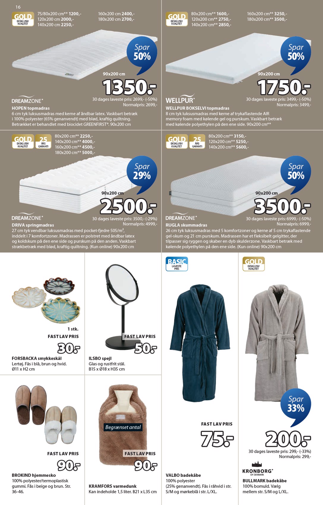 jysk - JYSK tilbudsavis gyldig fra 13.02.2026 til 26.02.2026 - page: 16