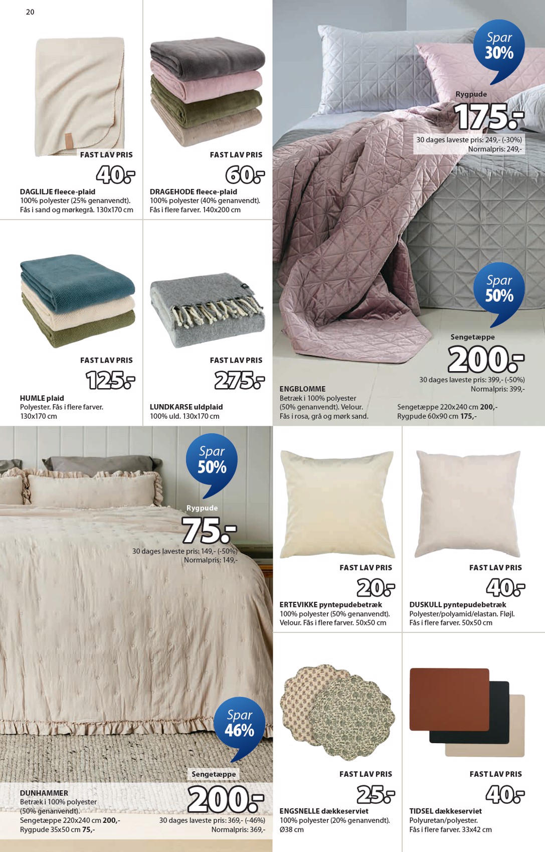 jysk - JYSK tilbudsavis gyldig fra 27.02.2026 til 12.03.2026 - page: 20