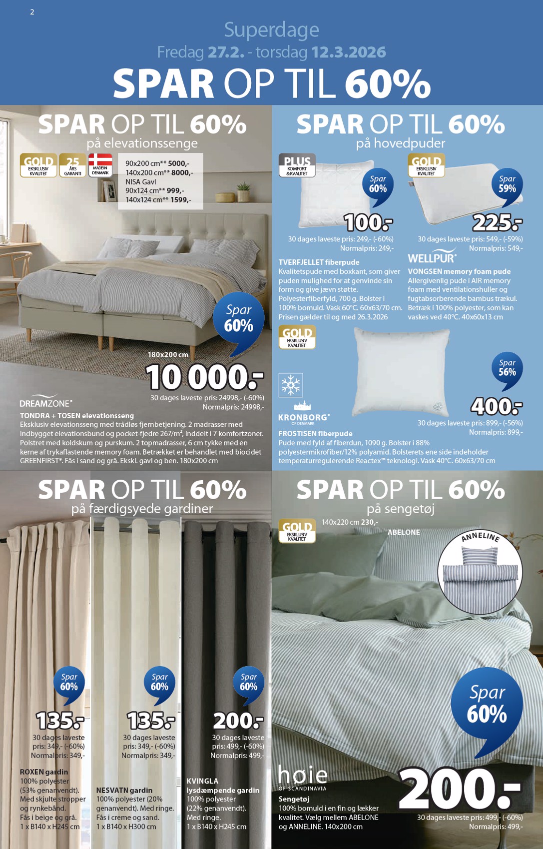 jysk - JYSK tilbudsavis gyldig fra 27.02.2026 til 12.03.2026 - page: 2