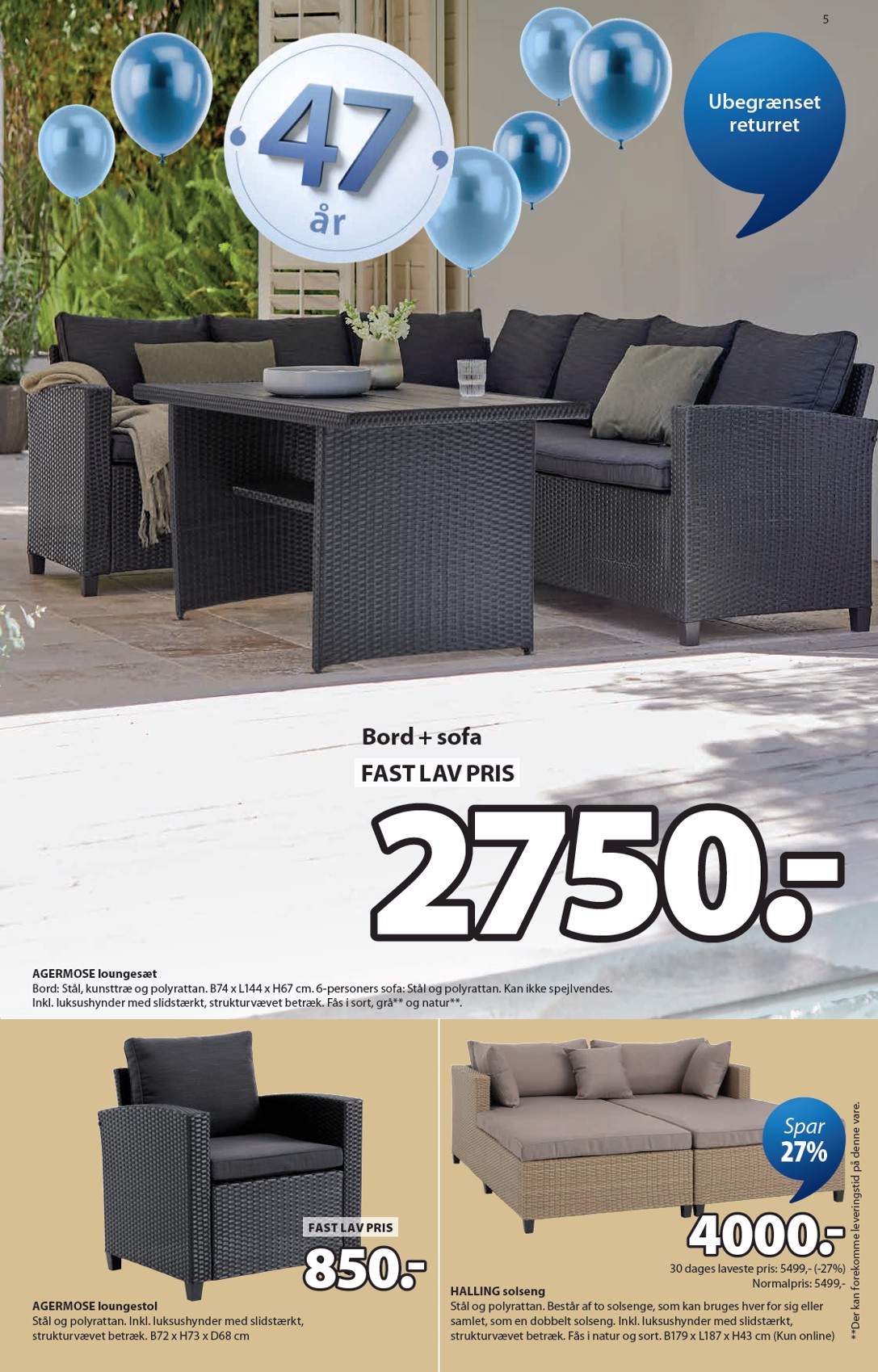 jysk - JYSK tilbudsavis gyldig fra 27.03.2026 til 09.04.2026 - page: 5