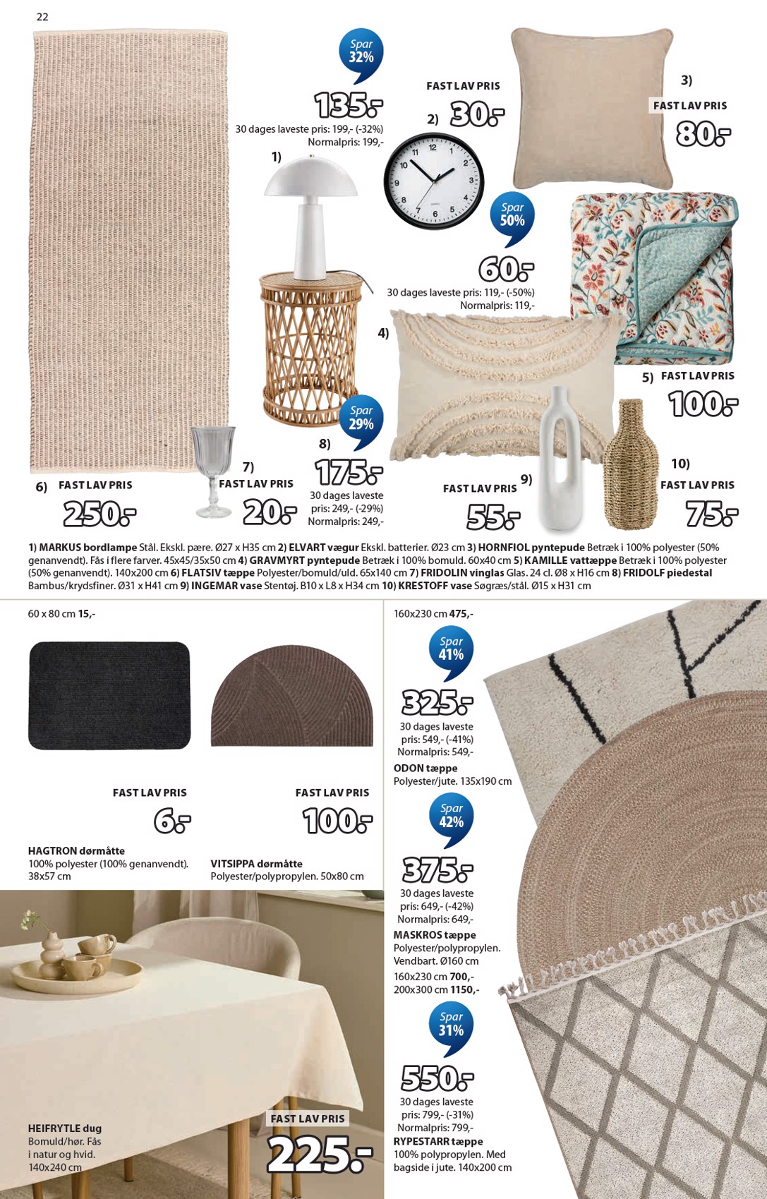 jysk - JYSK tilbudsavis gyldig fra 27.03.2026 til 09.04.2026 - page: 22