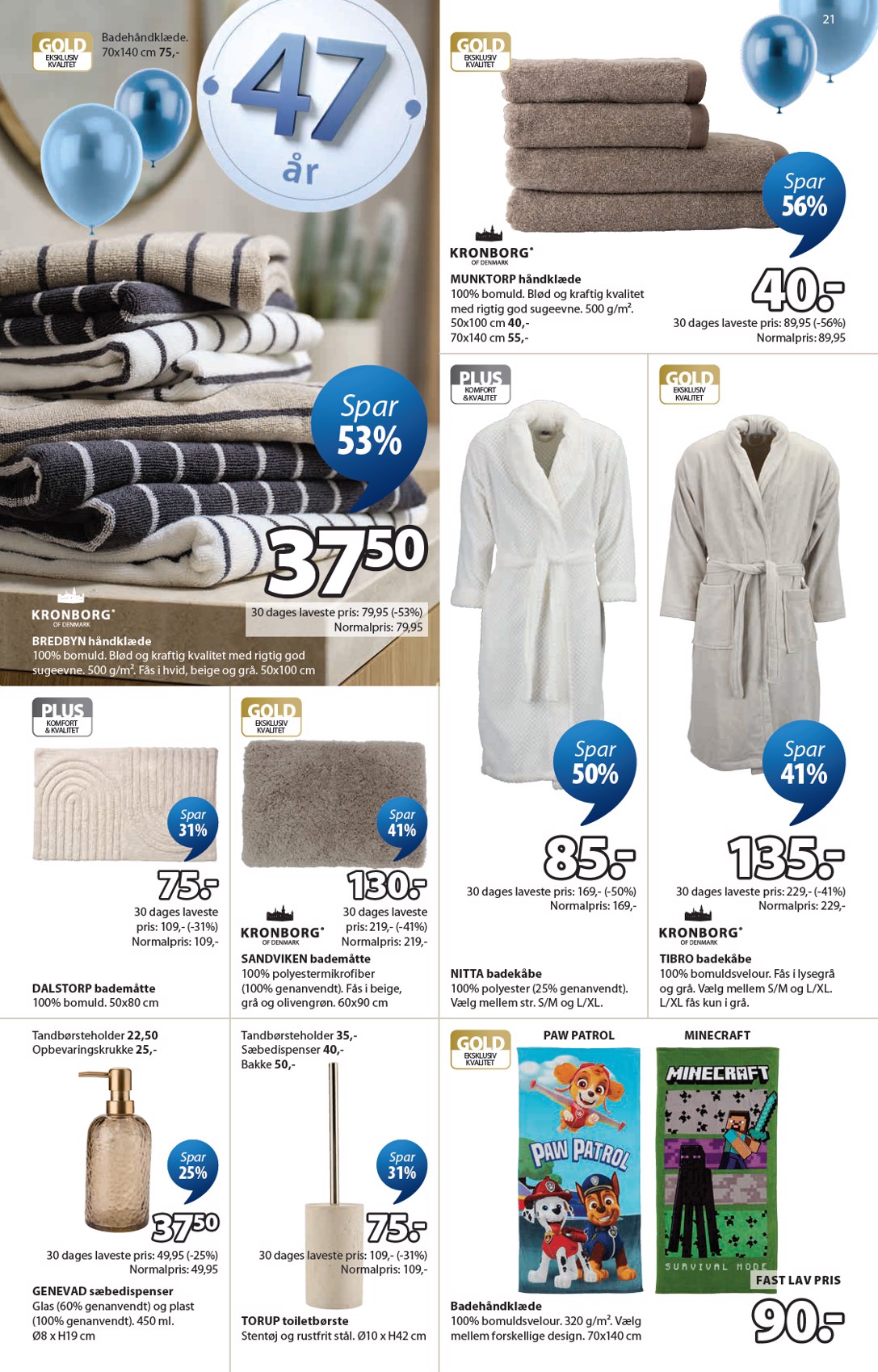 jysk - JYSK tilbudsavis gyldig fra 27.03.2026 til 09.04.2026 - page: 21