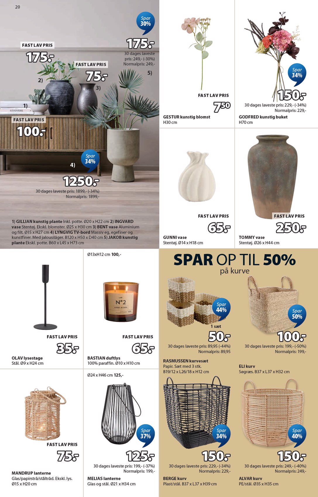 jysk - JYSK tilbudsavis gyldig fra 27.03.2026 til 09.04.2026 - page: 20