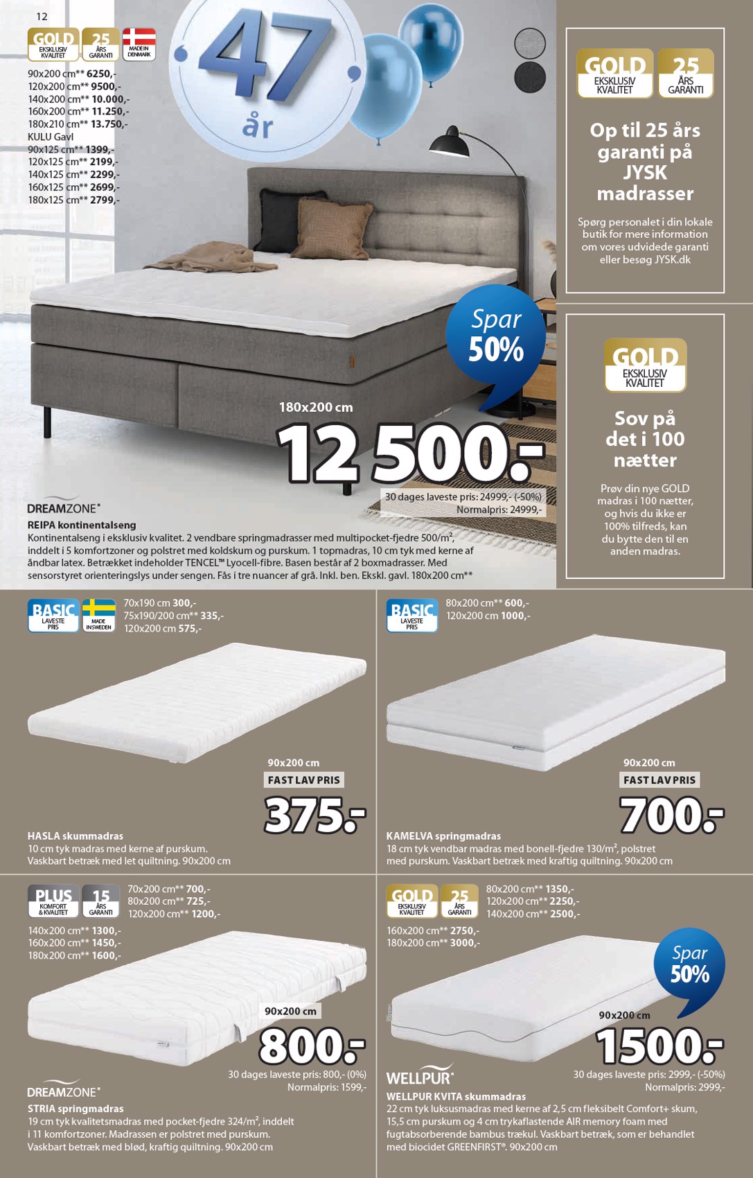 jysk - Aktuel JYSK katalog gyldig fra fredag 10.04.2026 til torsdag 23.04.2026 - page: 12