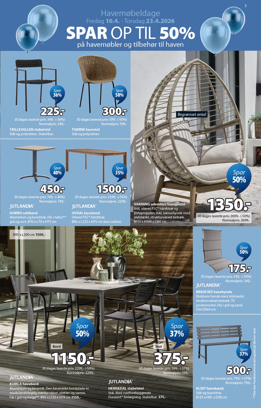 jysk - Aktuel JYSK katalog gyldig fra fredag 10.04.2026 til torsdag 23.04.2026 - page: 3