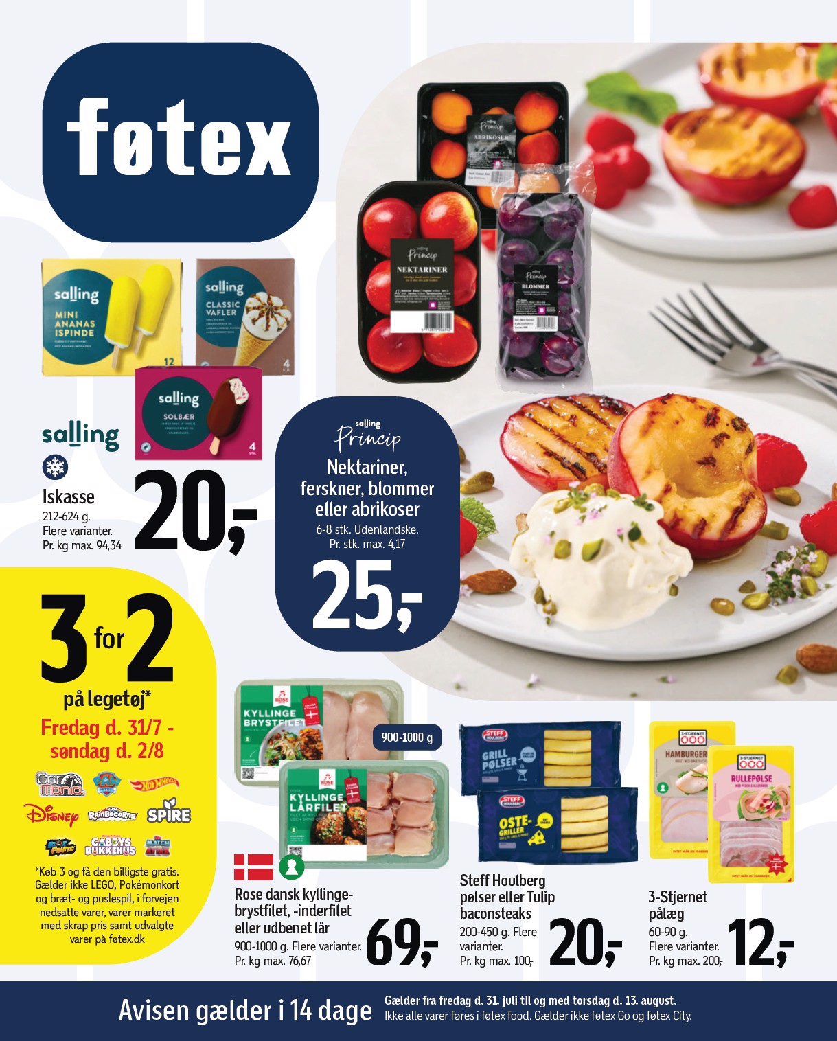 fotex - Føtex tilbudsavis for næste uge fra fredag, 31.07.2026 til torsdag, 13.08.2026