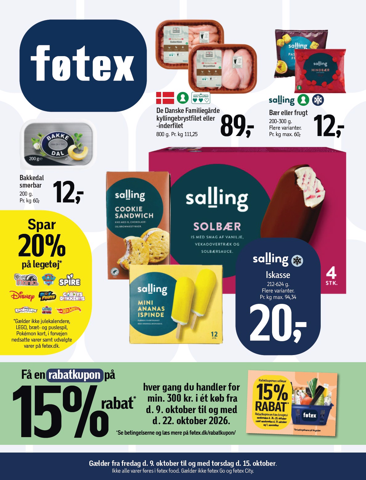 fotex - Føtex tilbudsavis for næste uge fra fredag, 09.10.2026 til torsdag, 15.10.2026 - page: 1
