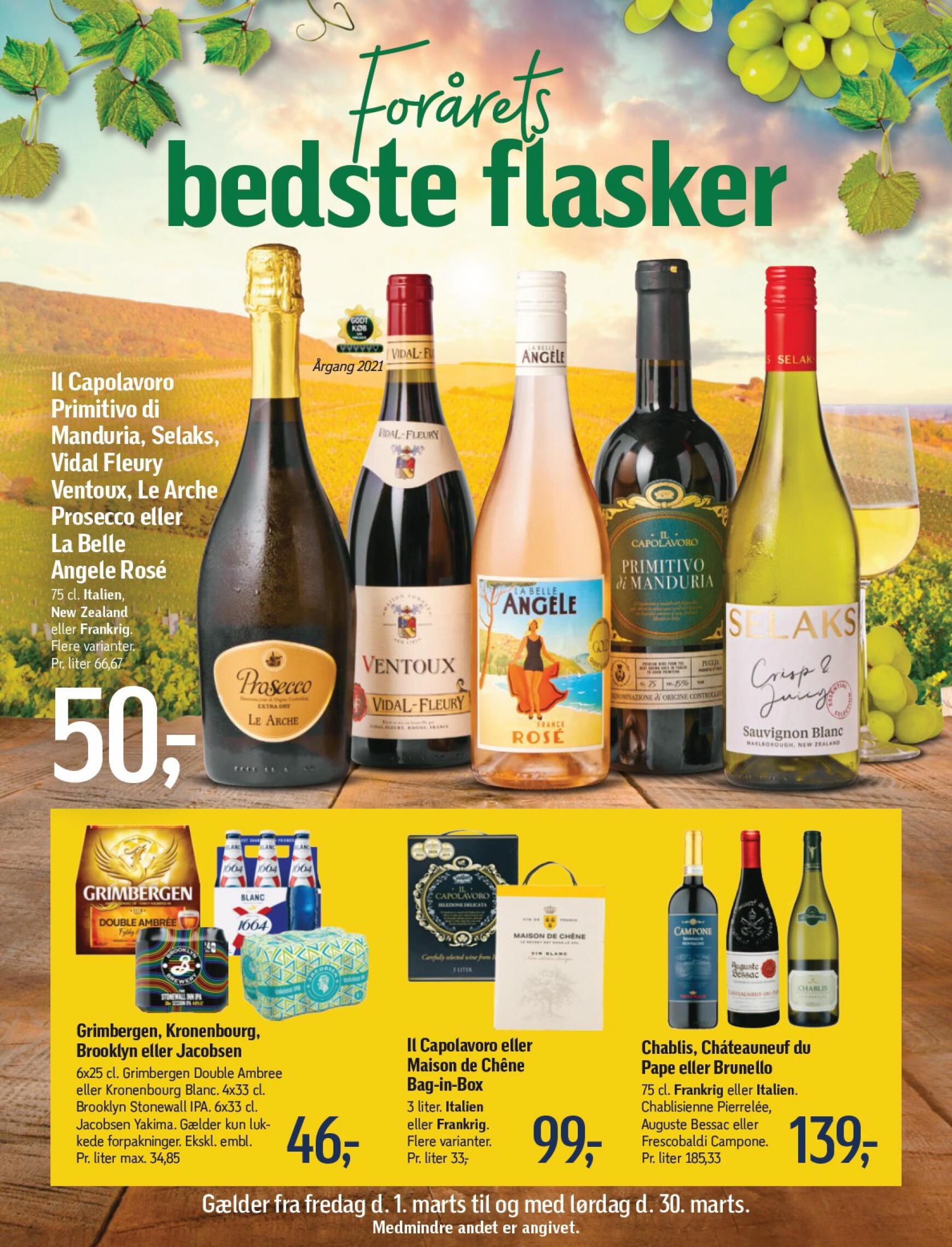 fotex - Føtex - Forårets bedste flasker katalog gyldigt fra 01.03.2024