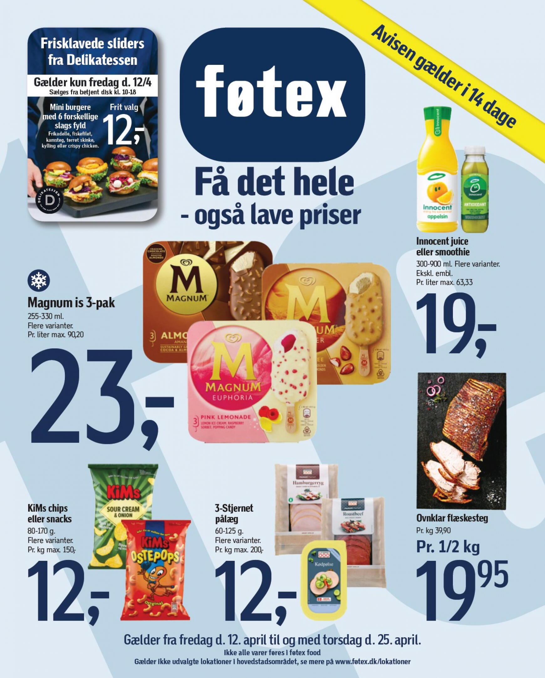 fotex - Føtex nuværende 12.04. tilbudsavis - 25.04.