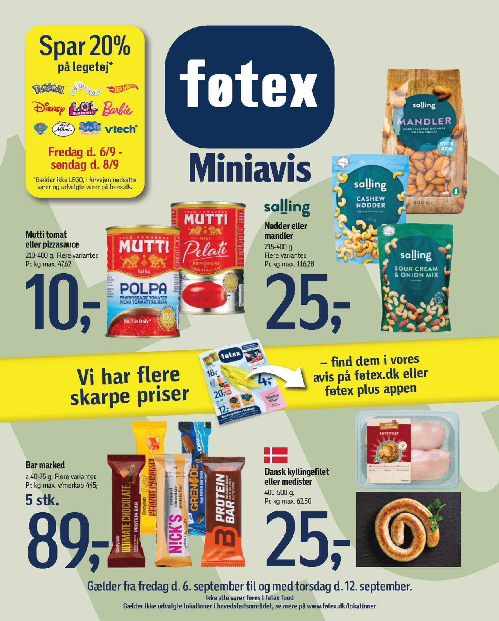 fotex - Nyeste Føtex-tilbudsavis gyldig fra 06.09. - 12.09.