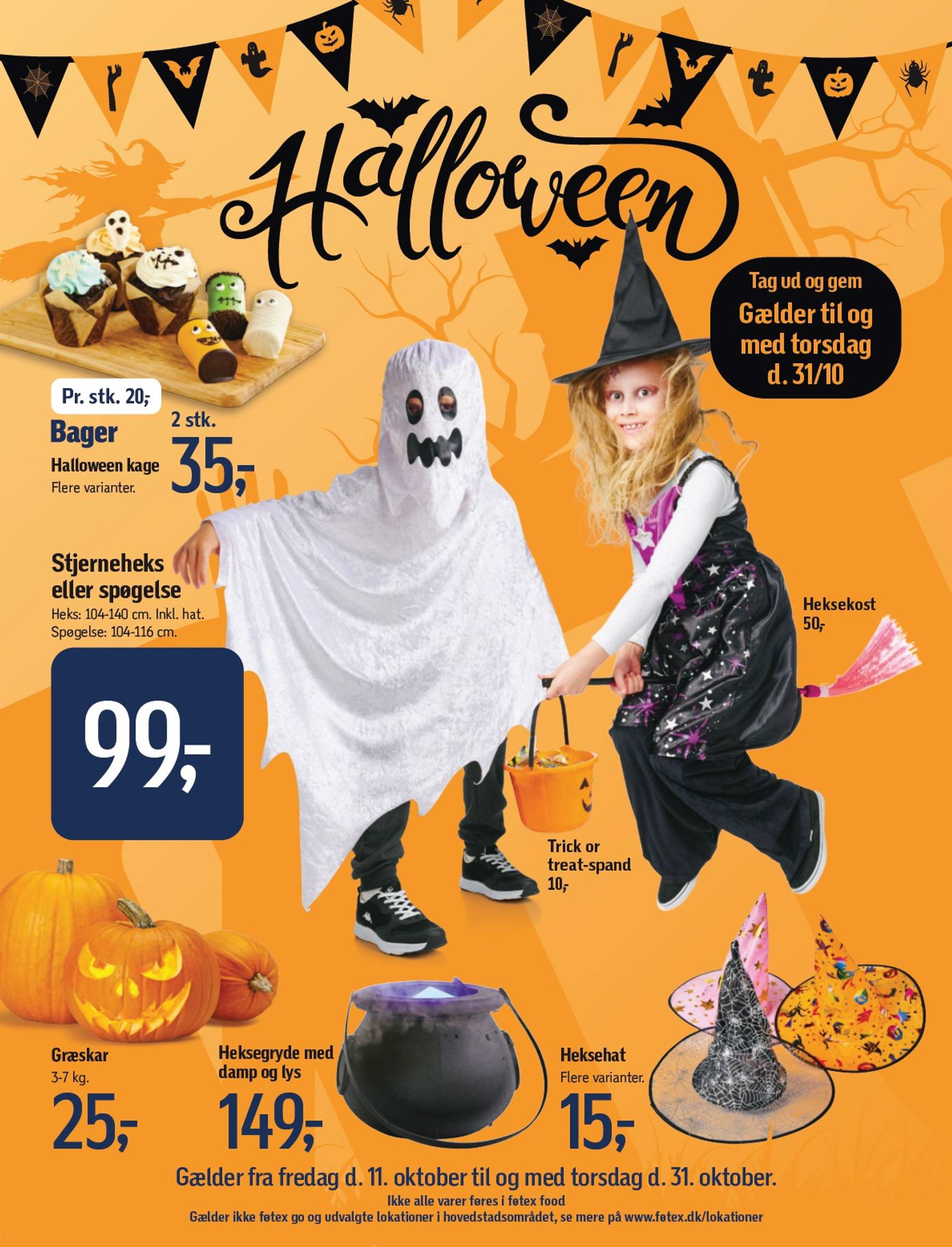 fotex - Føtex - Halloween katalog tilbudsavis gyldig fra 11.10. - 31.10.