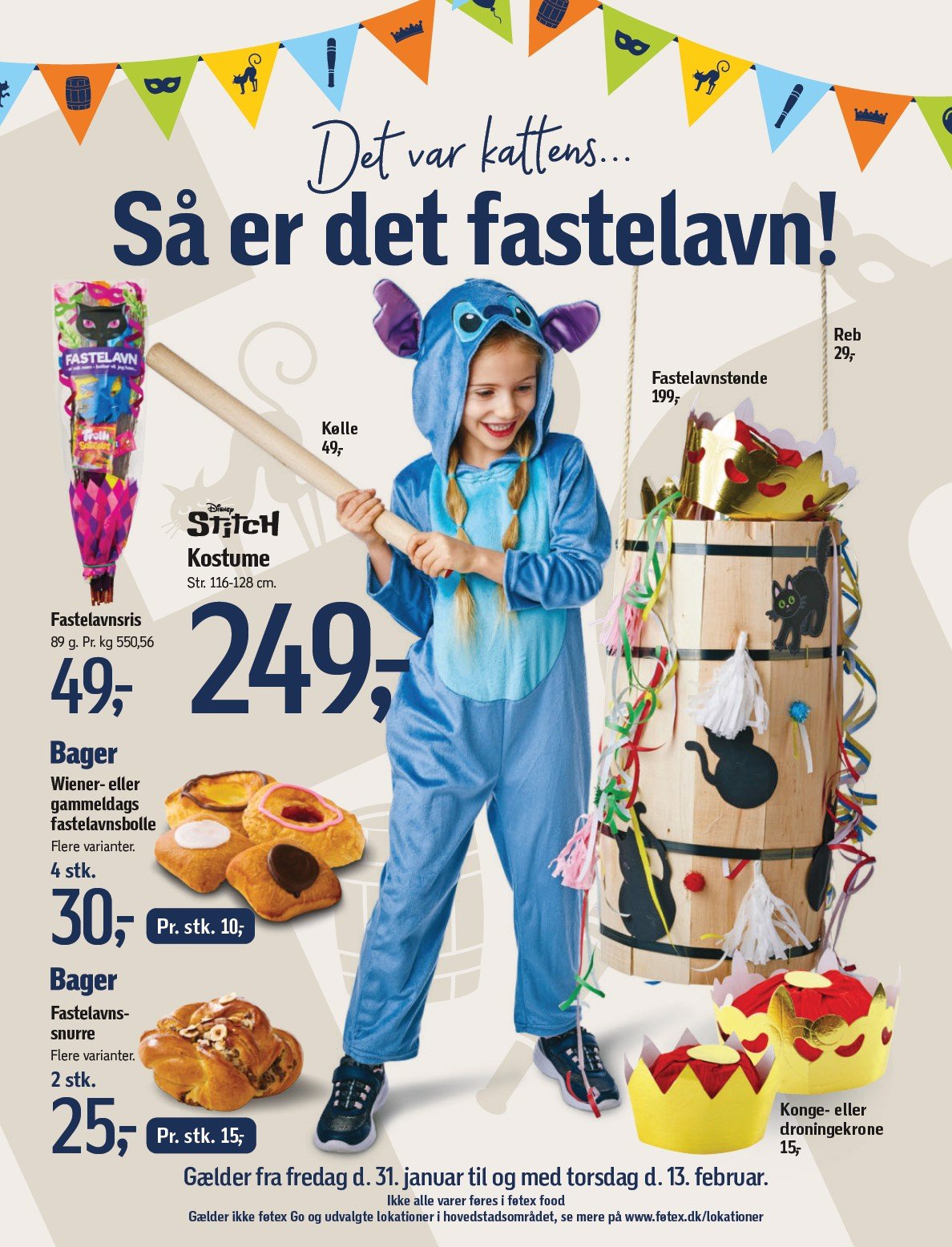 fotex - Føtex - Fastelavns katalog tilbudsavis gyldig fra 31.01. - 13.02.