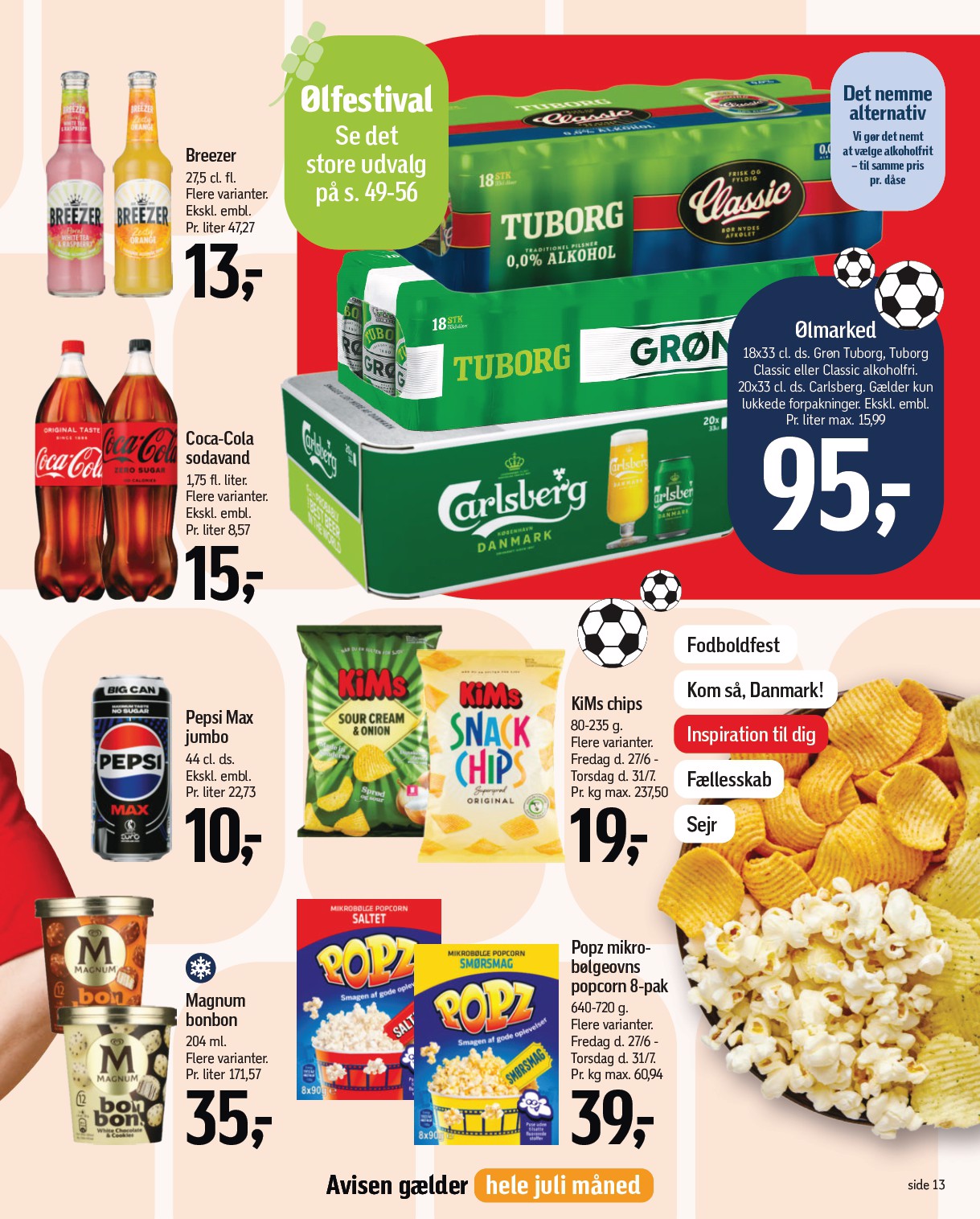 fotex - Føtex - Kommende avis tilbudsavis gyldig fra 27.06. til 31.07. - page: 13