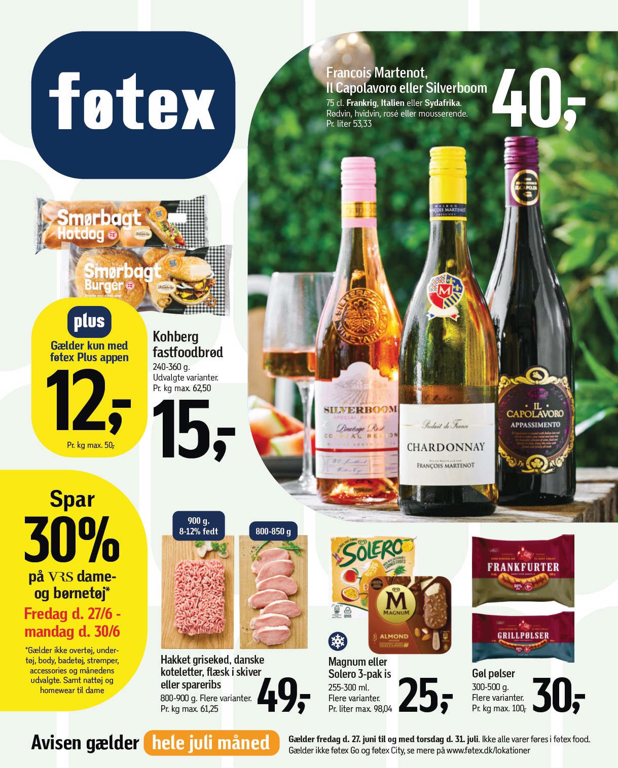 fotex - Føtex - Kommende avis tilbudsavis gyldig fra 27.06. til 31.07.