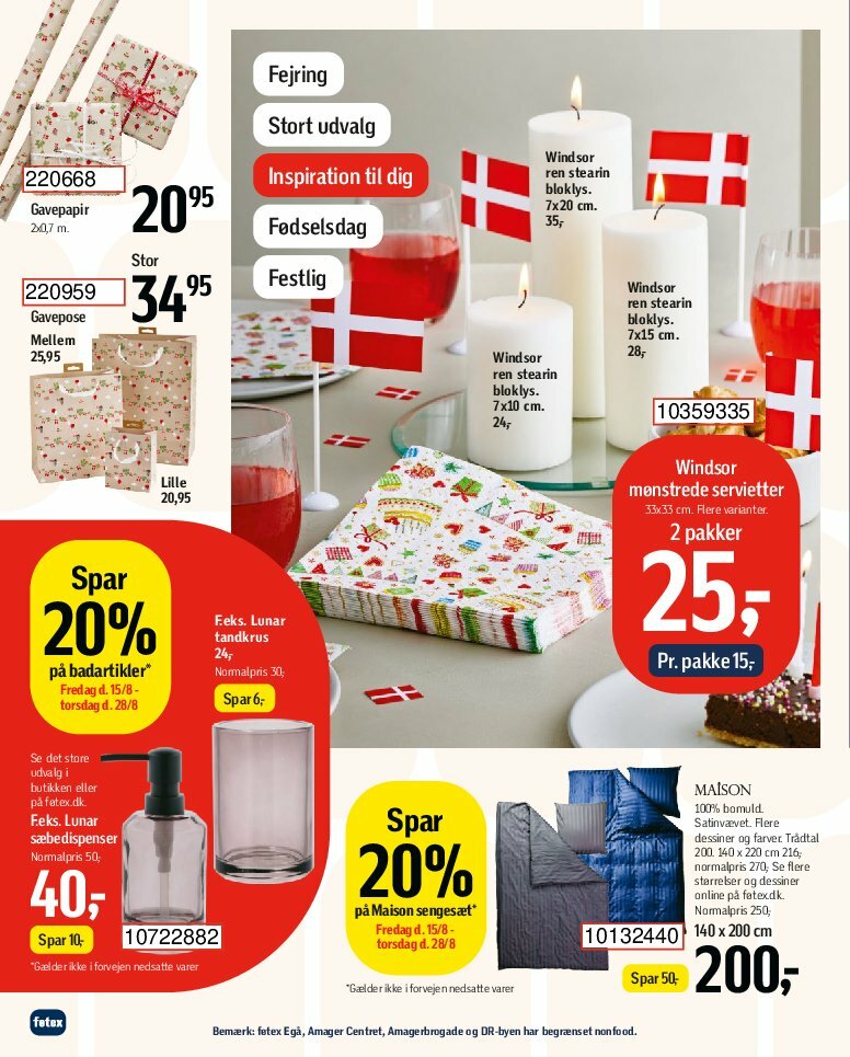 fotex - Føtex tilbudsavis gyldig fra 15.08. til 28.08. - page: 47 fotex - Føtex tilbudsavis gyldig fra 15.08. til 28.08. - page: 47