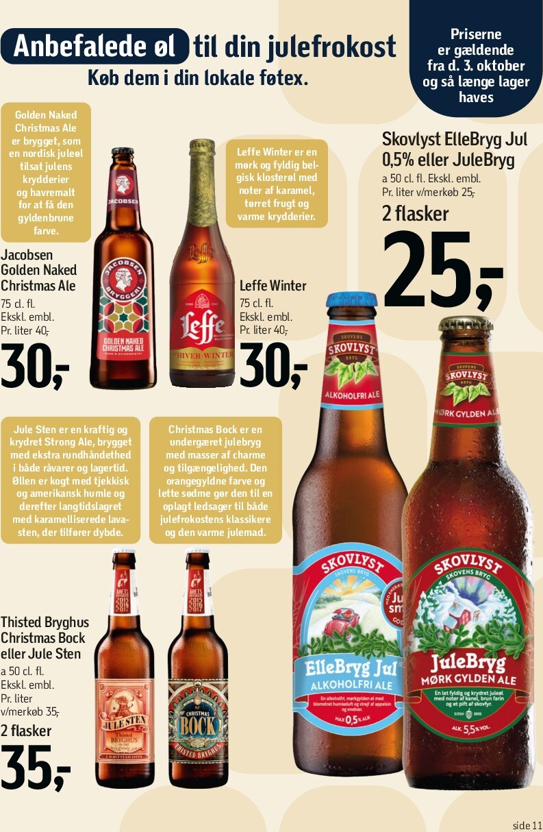 fotex - Føtex - Ud af huset jul og nytårskatalog tilbudsavis gyldig fra 01.09. til 31.12. - page: 11