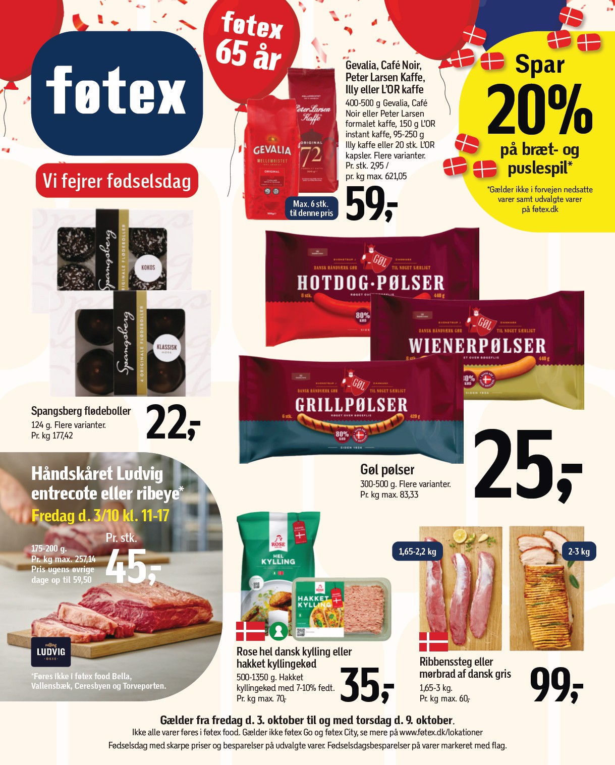 fotex - Føtex tilbudsavis gyldig fra 03.10. til 09.10. - page: 1