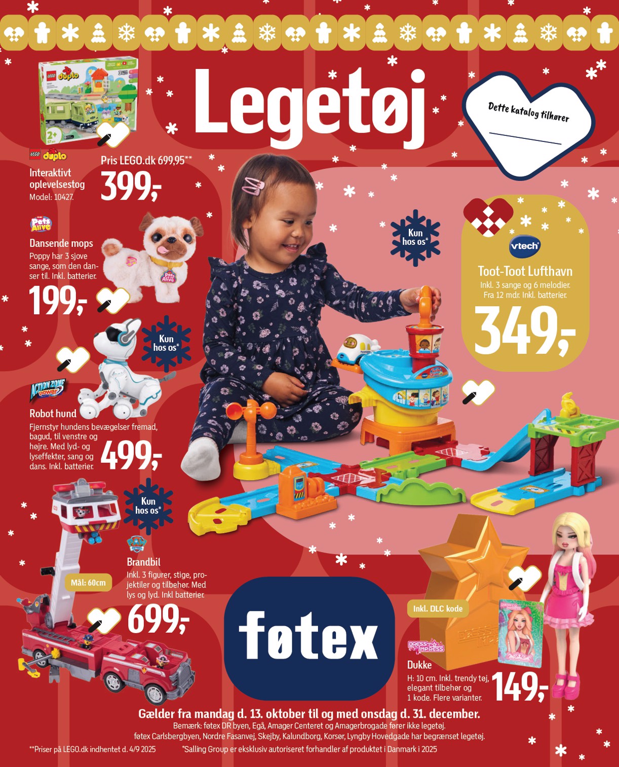 fotex - Føtex - Legetøjskatalog tilbudsavis gyldig fra 13.10. til 31.12.