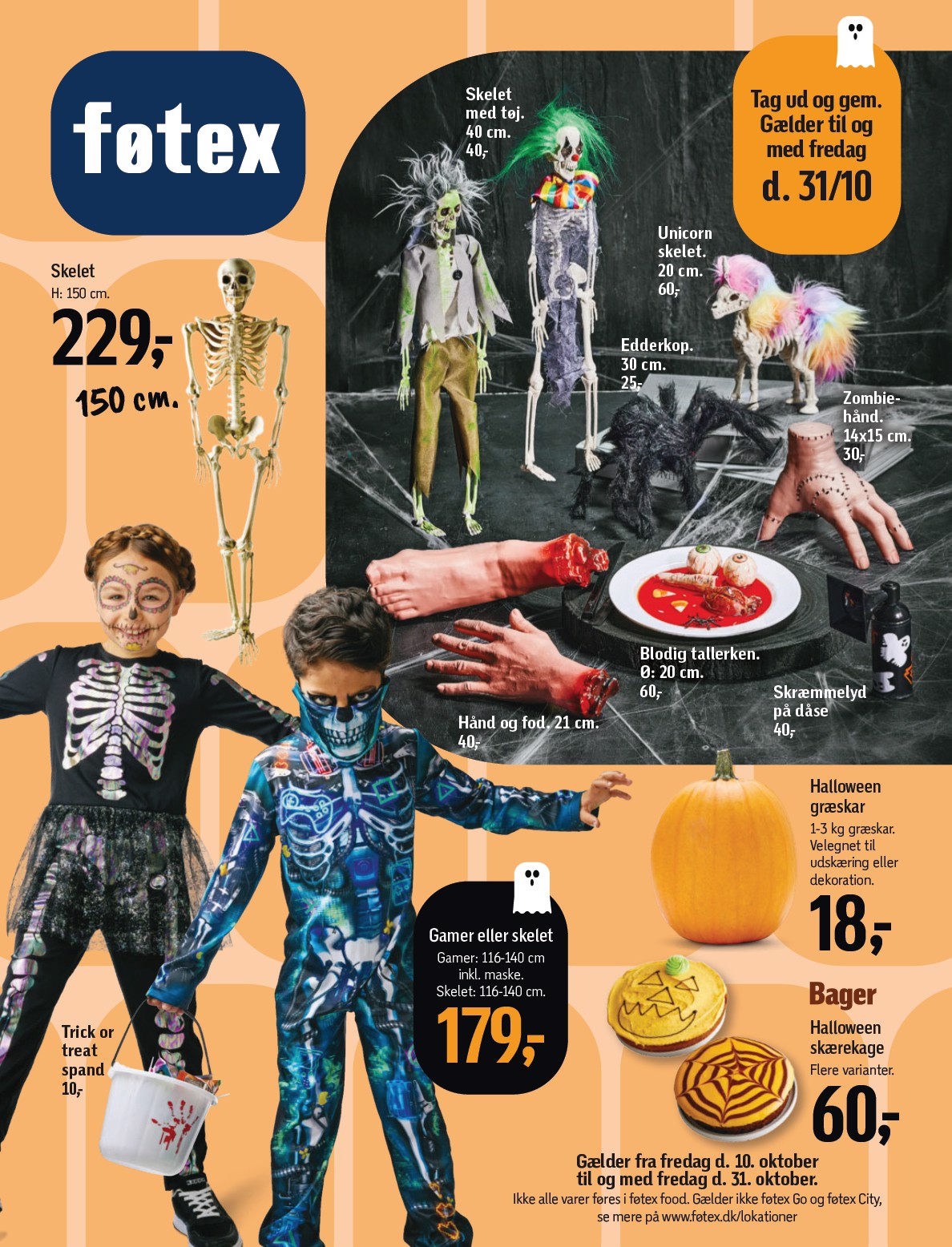 fotex - Føtex - Halloween tilbudsavis gyldig fra 10.10. til 31.10. - page: 1