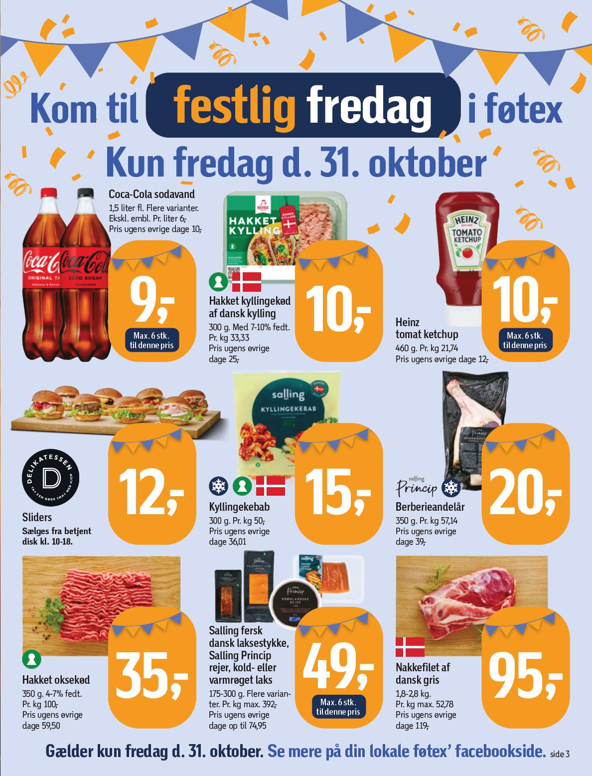 fotex - Føtex tilbudsavis gyldig fra 31.10. til 13.11. - page: 3 fotex - Føtex tilbudsavis gyldig fra 31.10. til 13.11. - page: 3