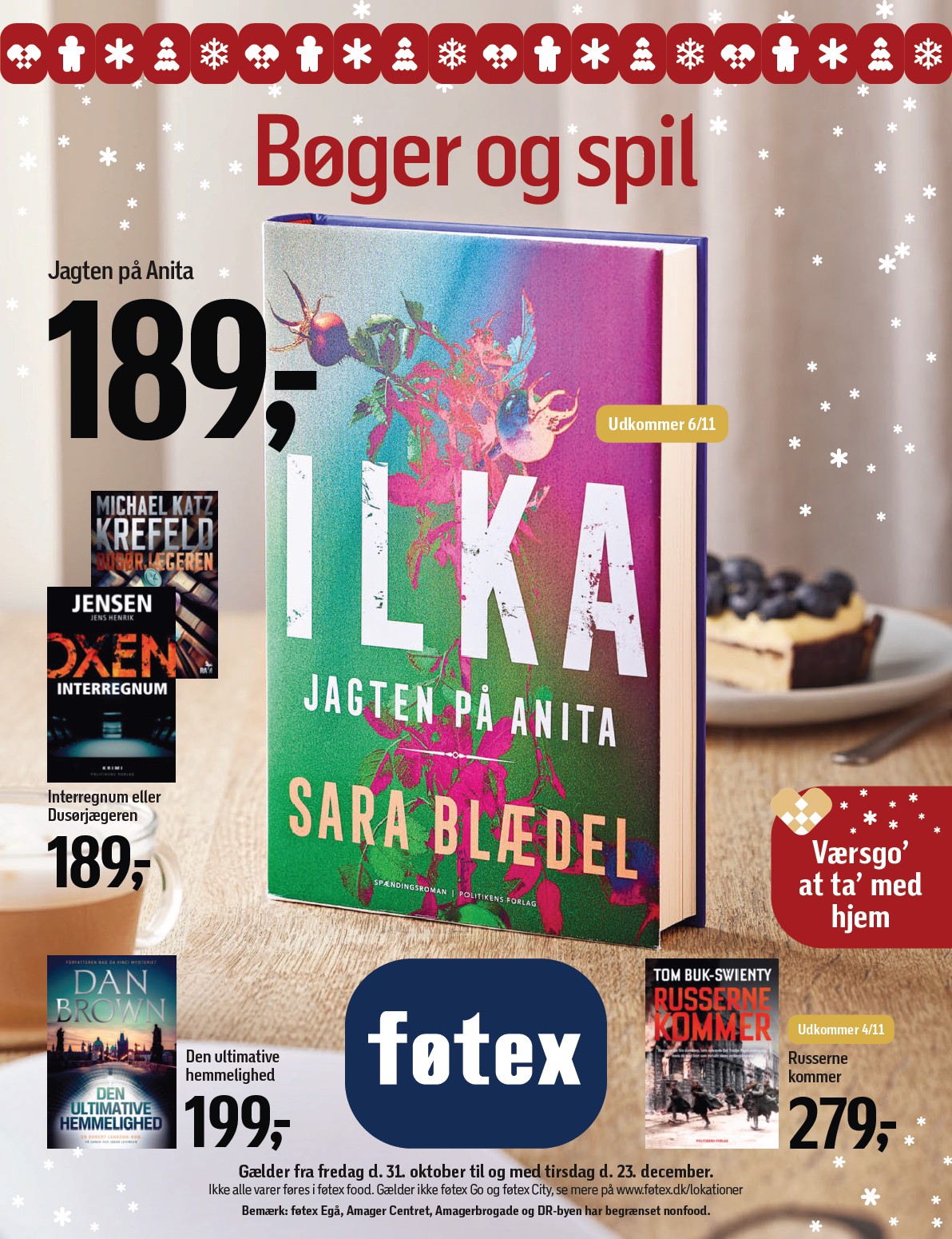fotex - Føtex - Bøger og spil tilbudsavis gyldig fra 31.10. til 23.12.