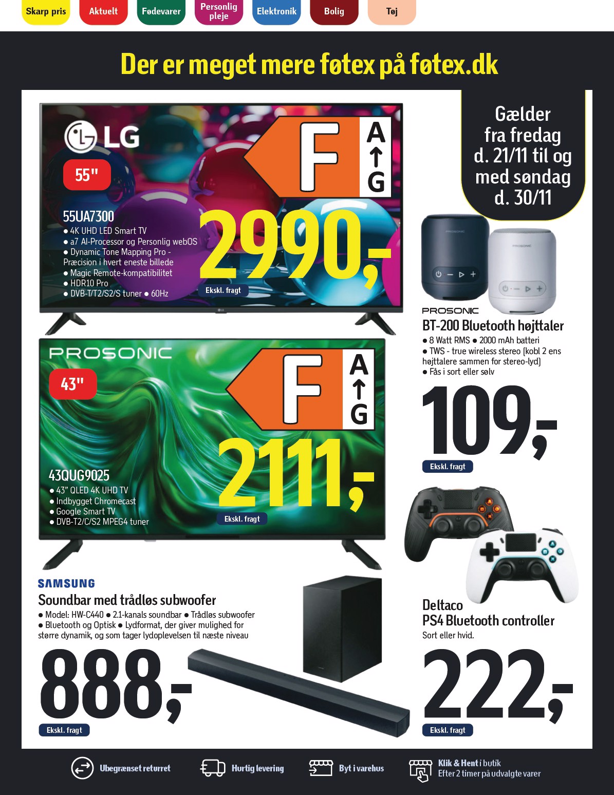 fotex - Føtex - Black days tilbudsavis gyldig fra 21.11. til 30.11. - page: 21